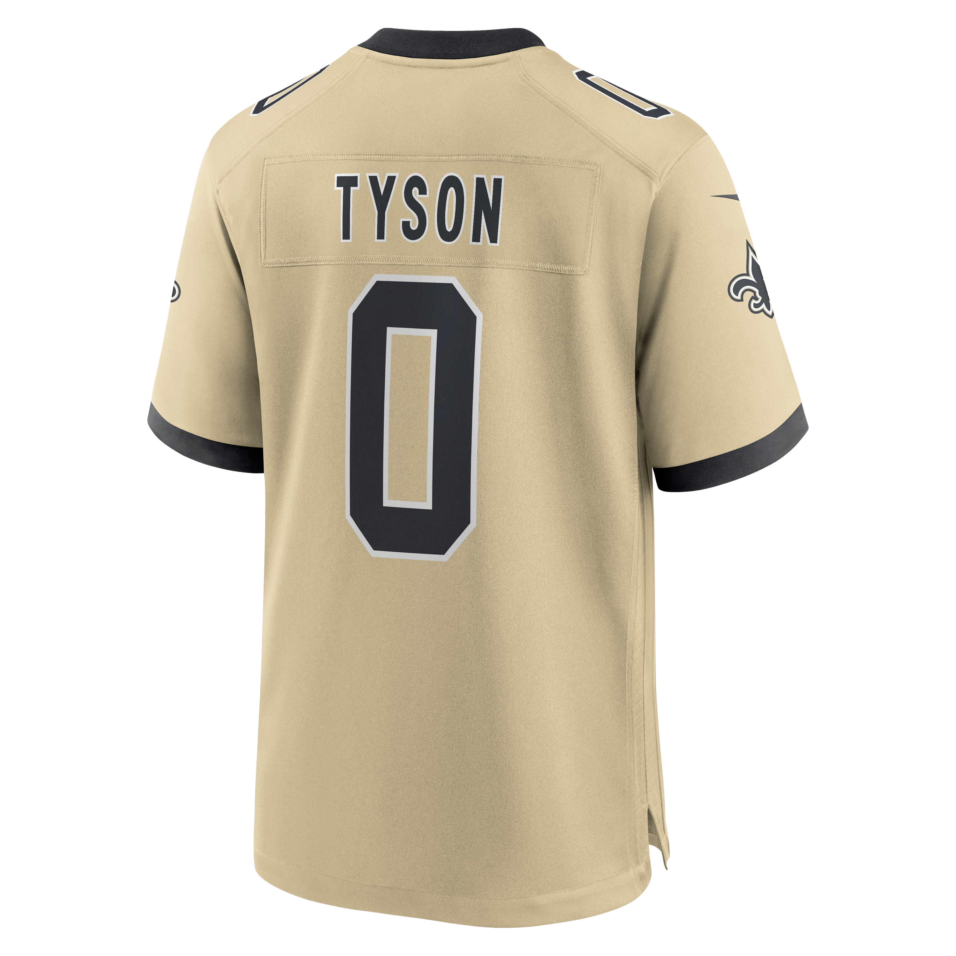 Jordyn Tyson New Orleans Saints Game Jersey Gold NFL Football Fan Wear Jordyn Tyson