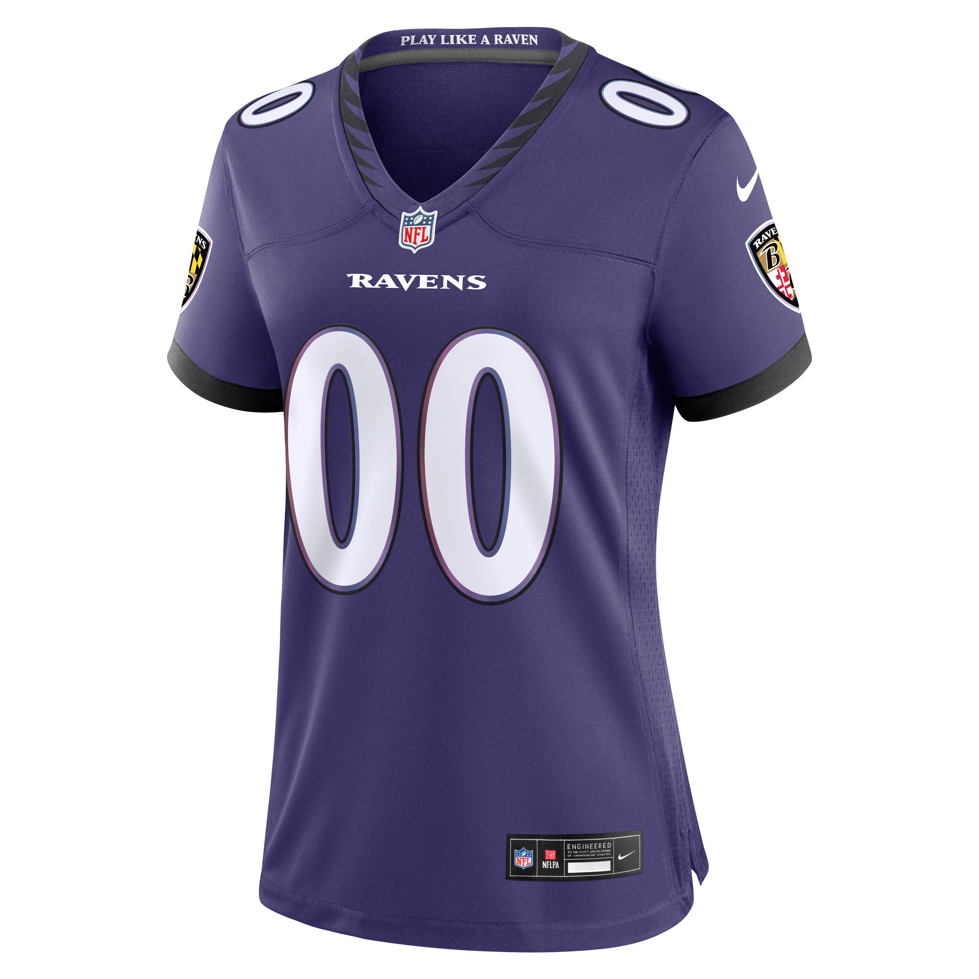 Baltimore Ravens Game Jersey Purple NFL Football Fan Wear Custom Number