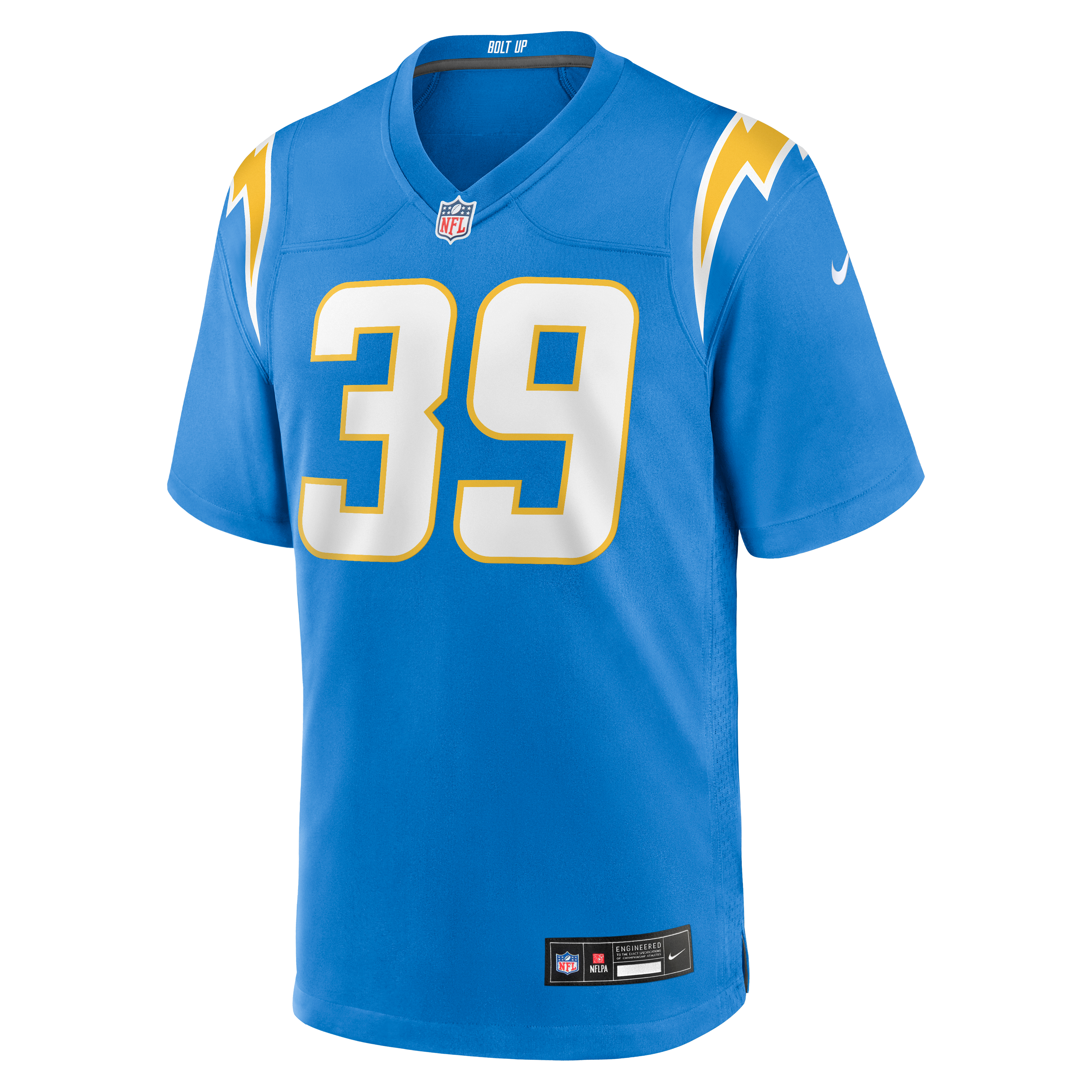 Eric Rogers Los Angeles Chargers Game Jersey Powder Blue NFL Football Fan Wear