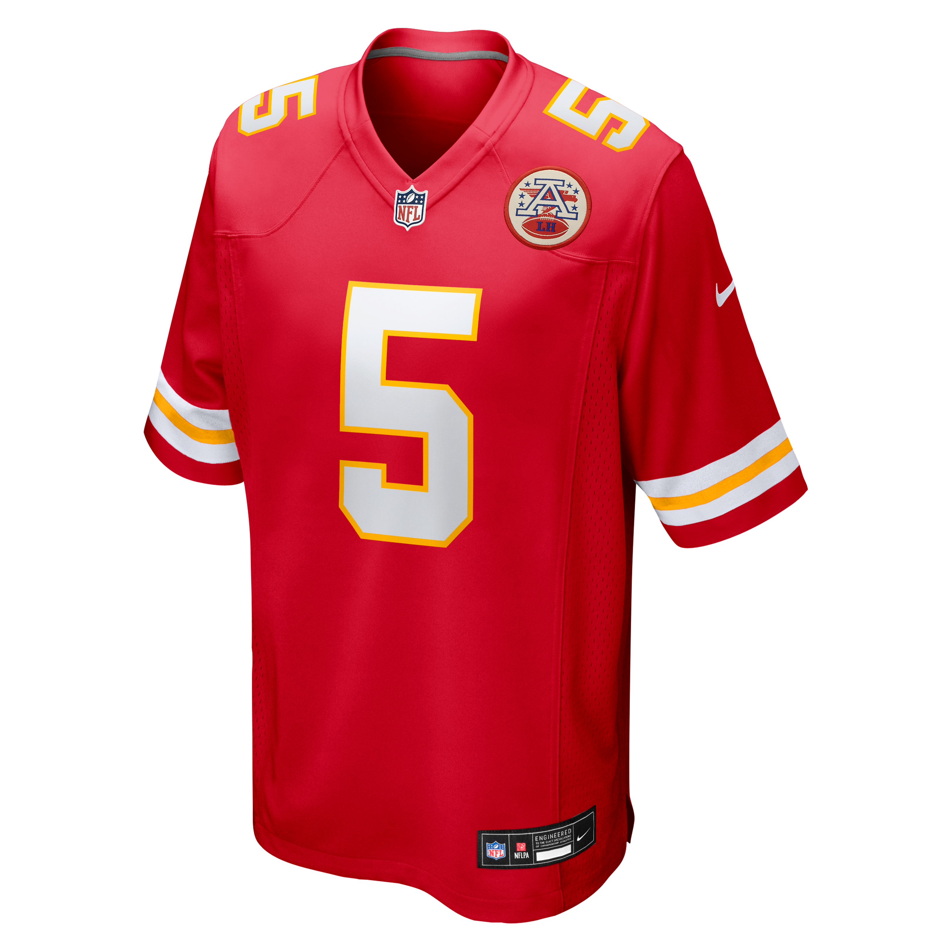 Mansoor Delane Kansas City Chiefs Game Jersey Red NFL Football Fan Wear