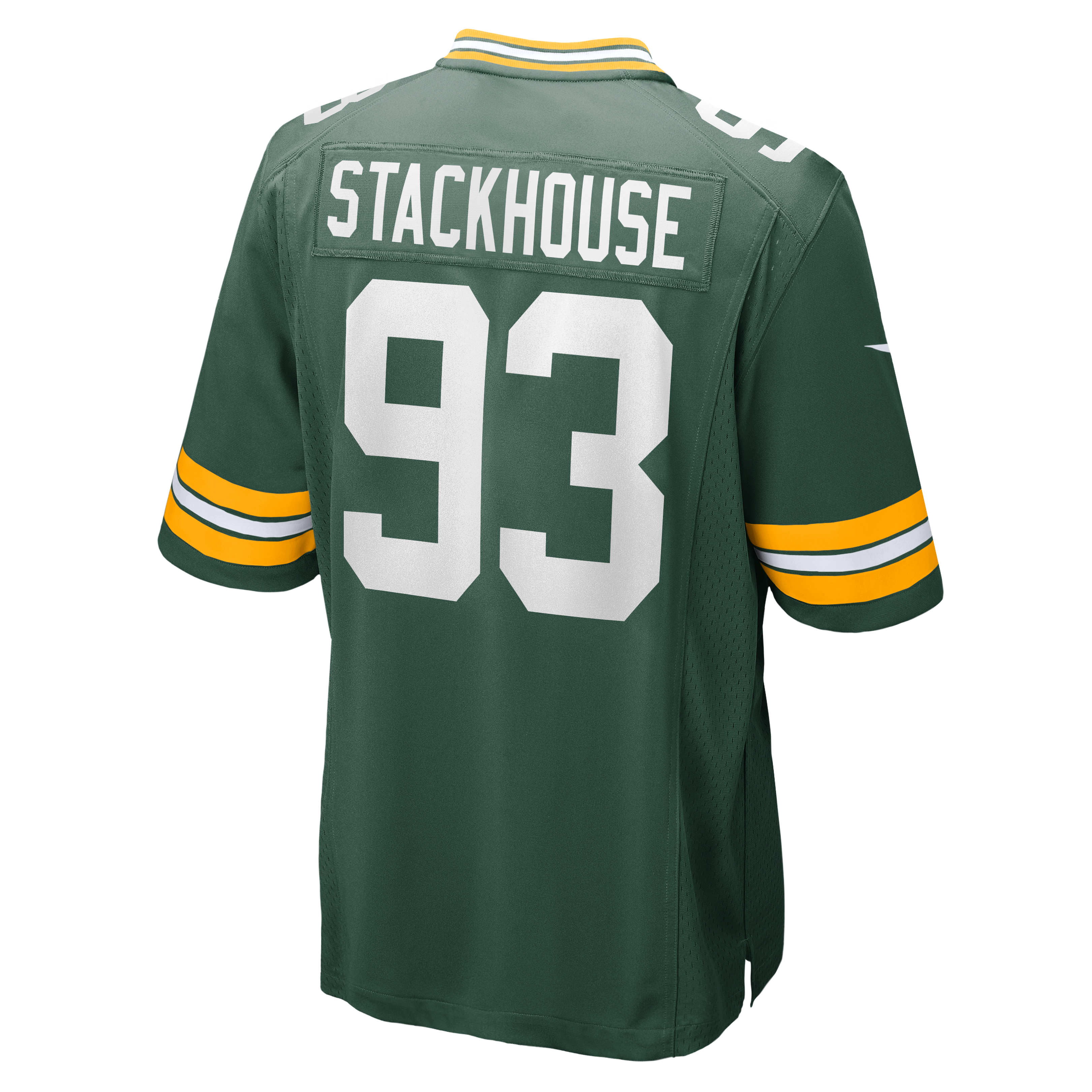 Nazir Stackhouse Green Bay Packers Game Jersey Green NFL Football Fan Wear Nazir Stackhouse