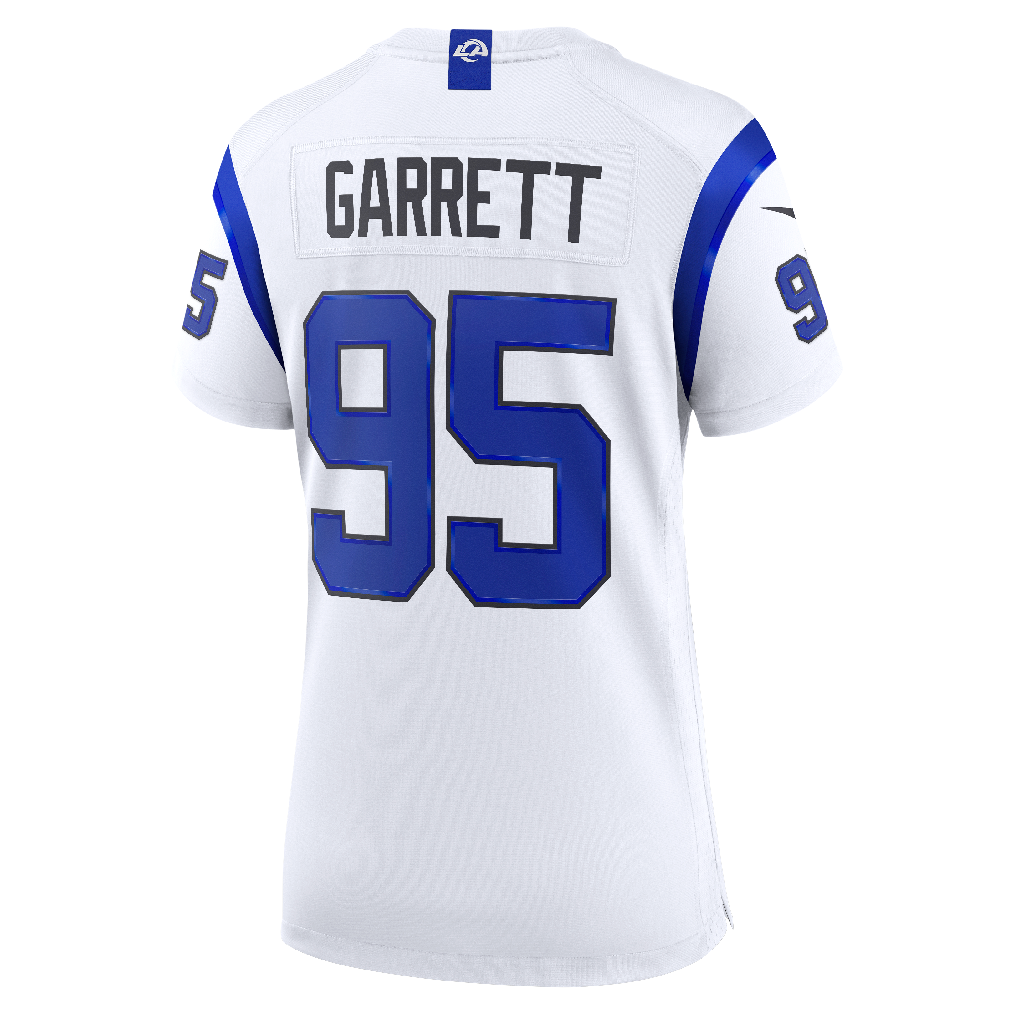 Myles Garrett Fearsome Los Angeles Rams Game Jersey White NFL Football Fan Wear