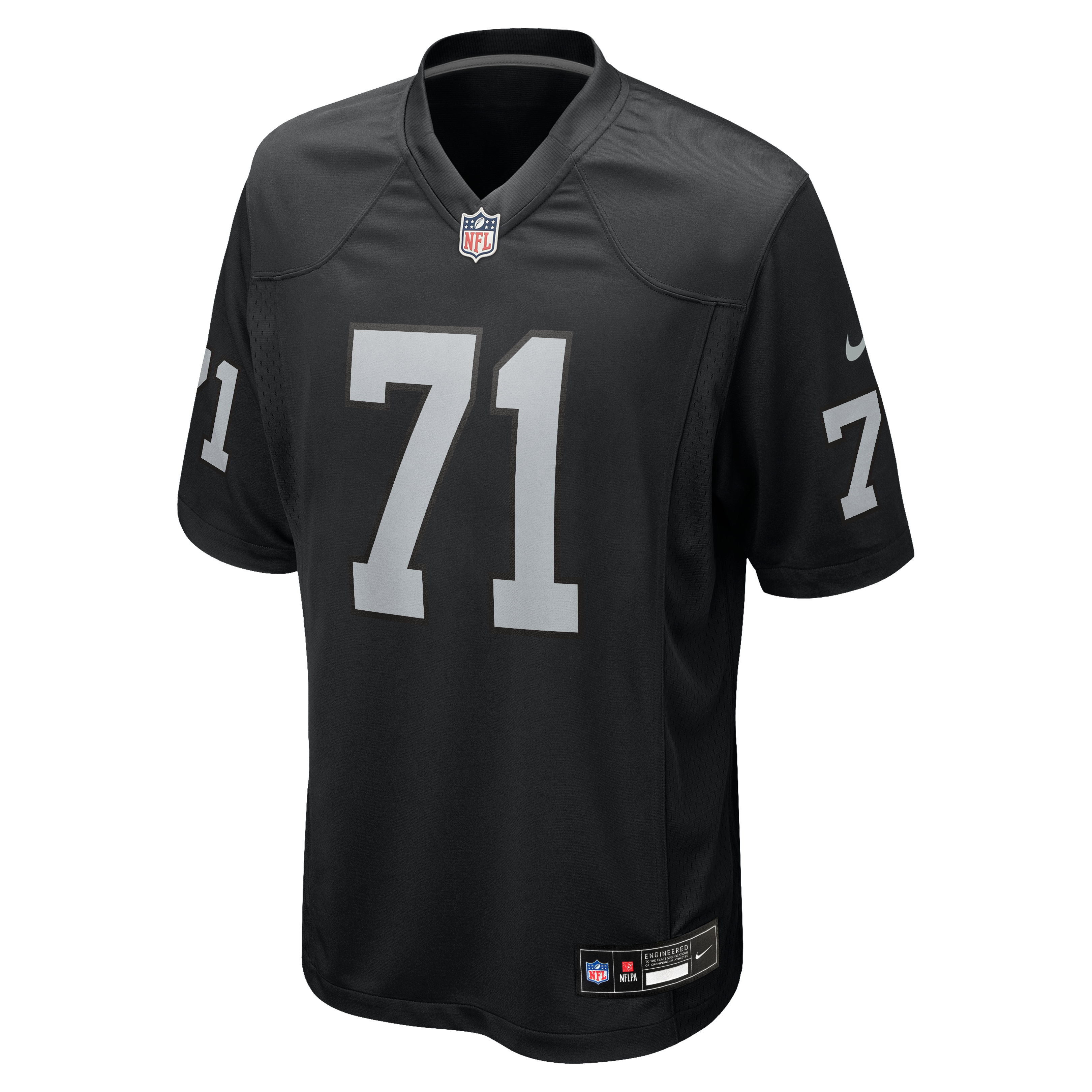 DJ Glaze Las Vegas Raiders Game Jersey Black NFL Football Fan Wear DJ Glaze