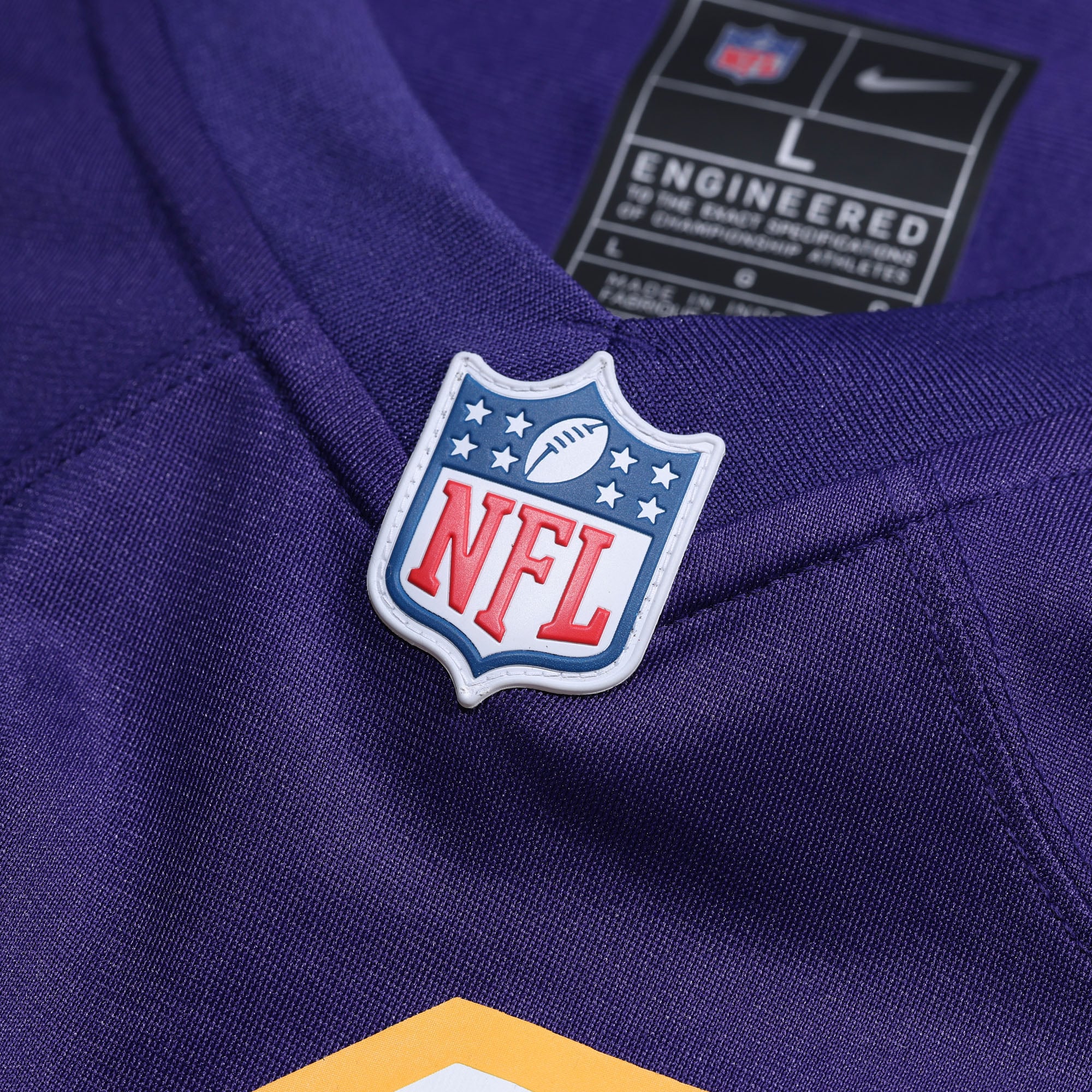 Byron Murphy Jr Minnesota Vikings Game Jersey Purple NFL Football Fan Wear