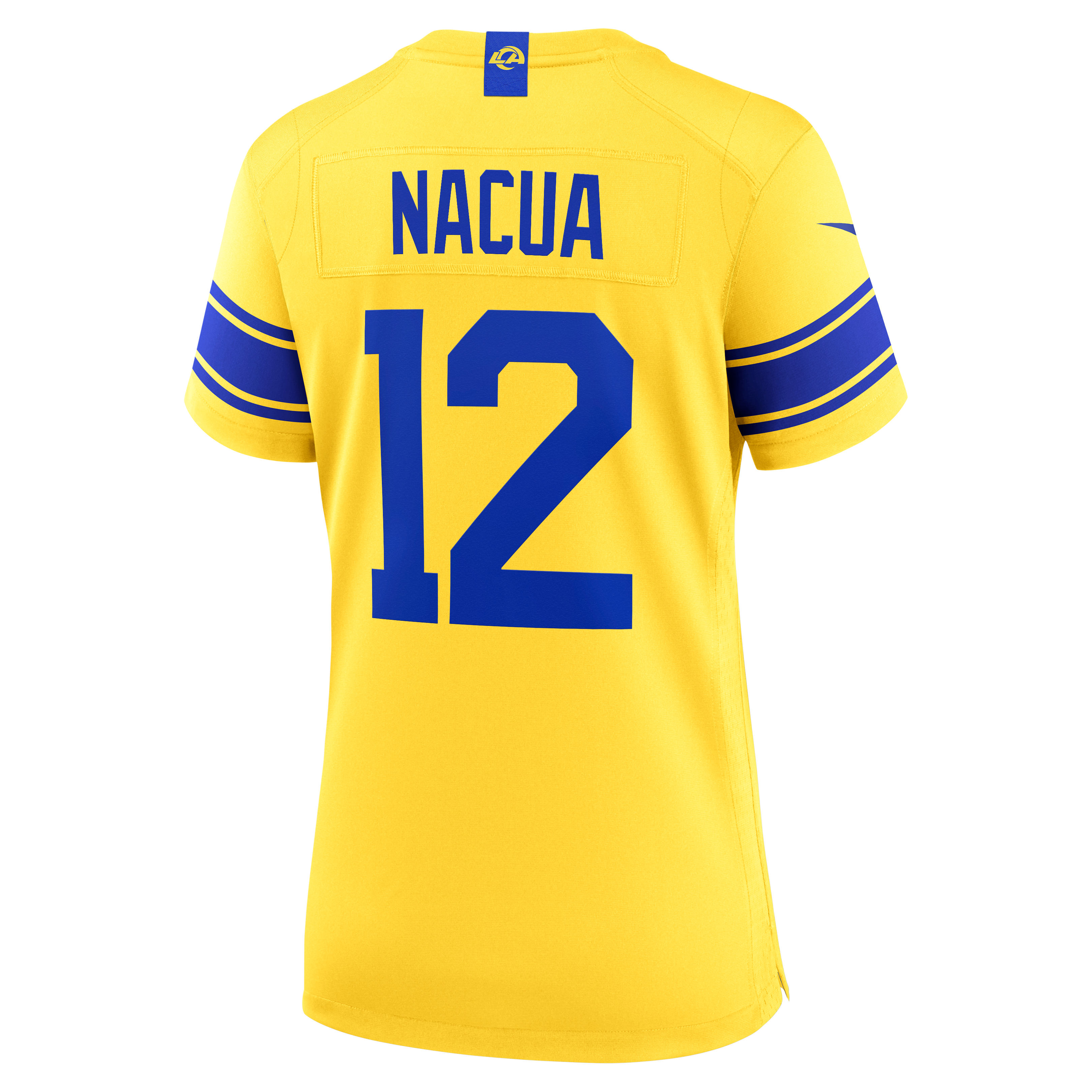 Puka Nacua Sol Los Angeles Rams Game Jersey NFL Football Fan Wear Puka Nacua Sol