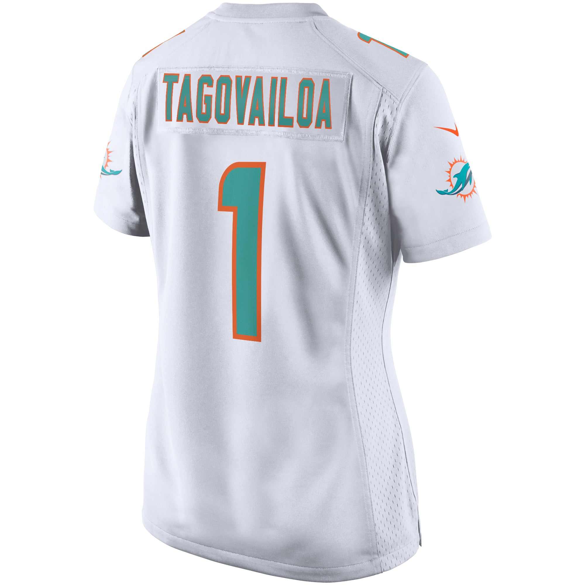 Tua Tagovailoa Miami Dolphins Game Jersey White NFL Football Fan Wear