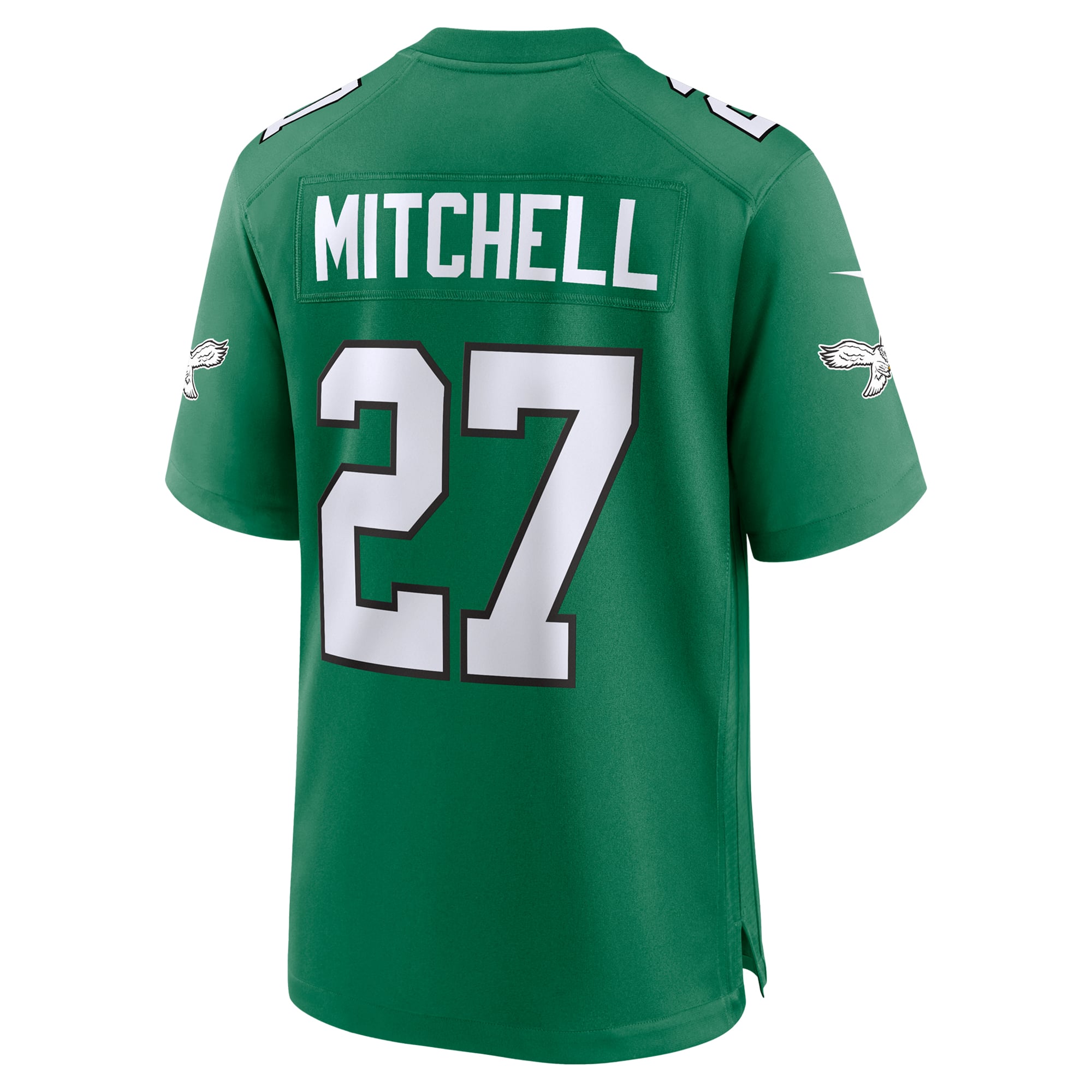 Quinyon Mitchell Philadelphia Eagles Game Jersey Kelly Green NFL Football Fan Wear
