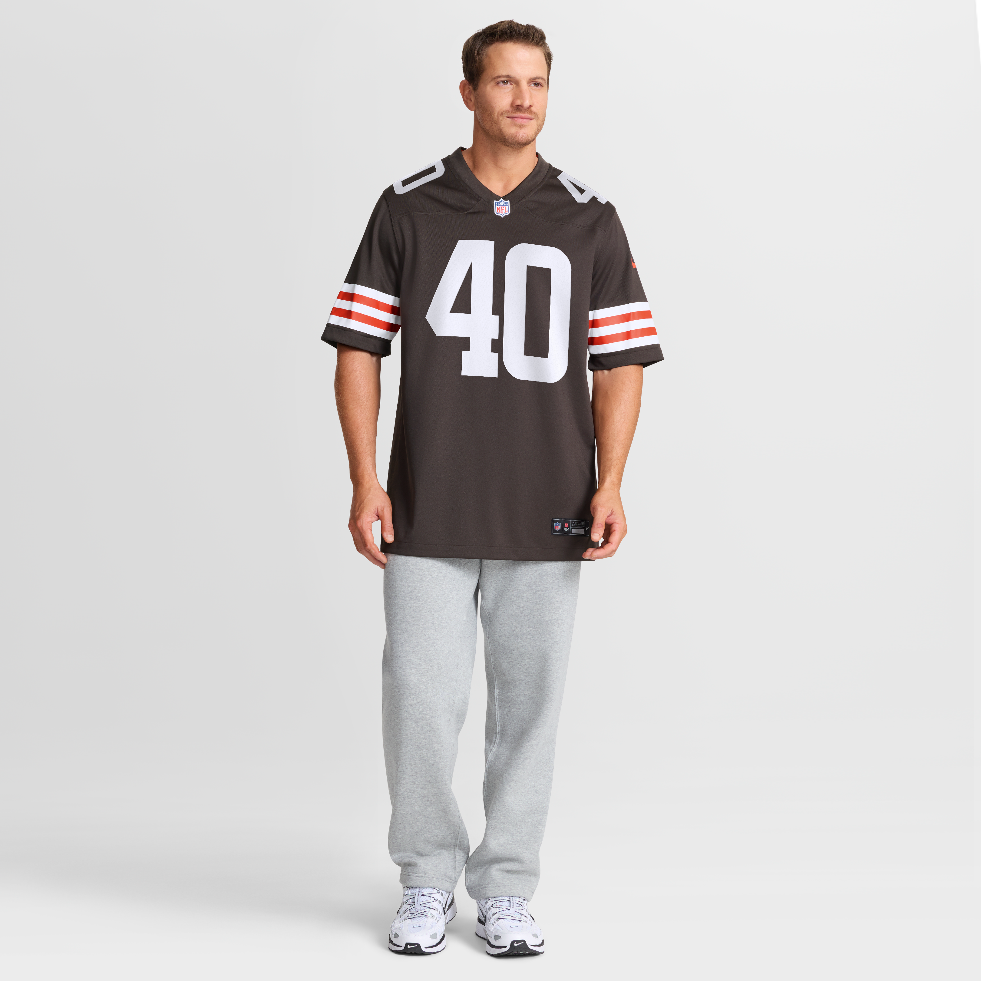 Nathaniel Watson Cleveland Browns Game Jersey Brown NFL Football Fan Wear Nathaniel Watson