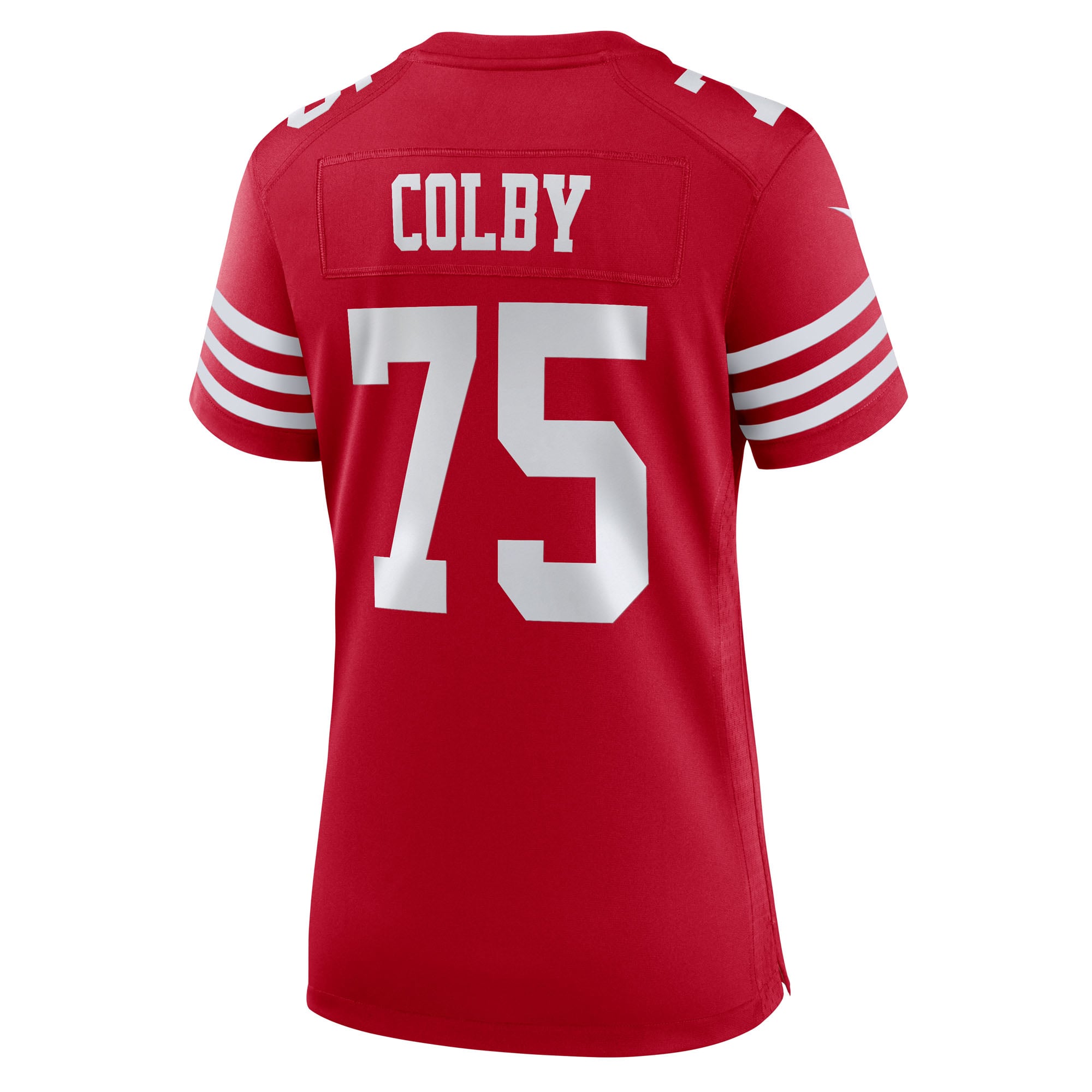 Connor Colby San Francisco 49ers Game Jersey Scarlet NFL Football Fan Wear Connor Colby
