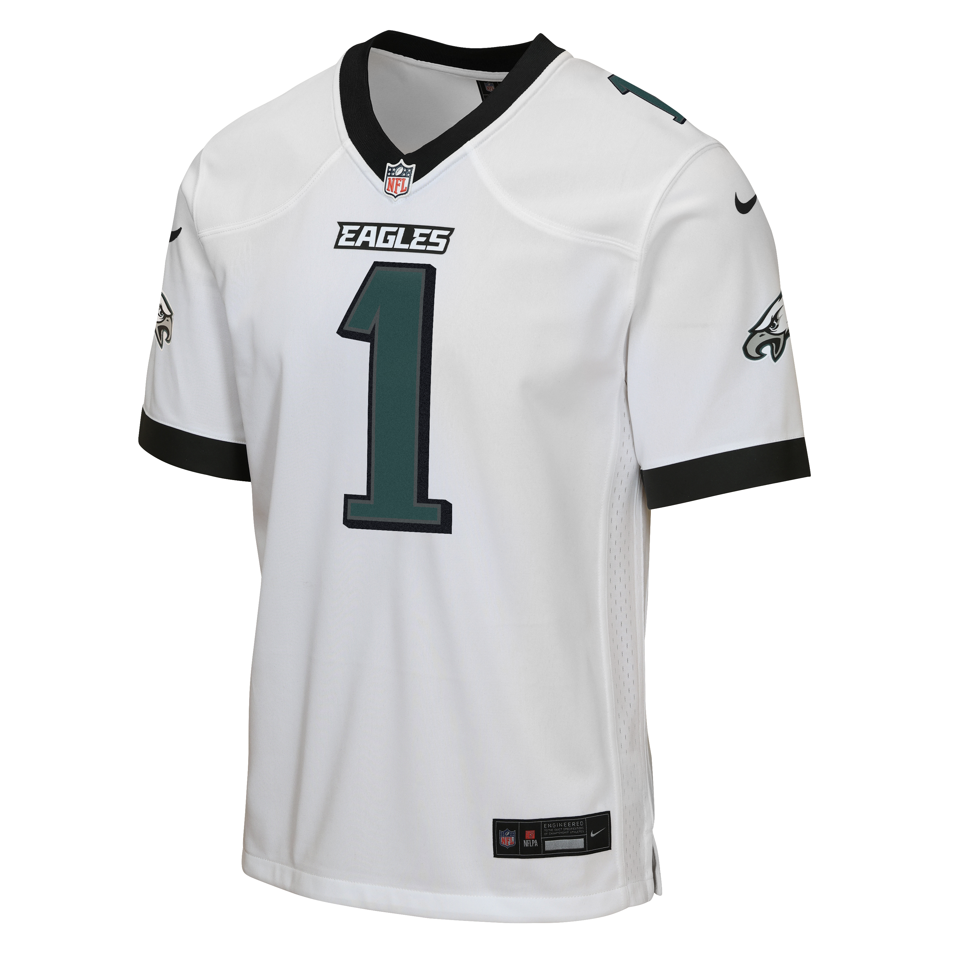 Jalen Hurts Philadelphia Eagles Game Jersey White NFL Football Fan Wear