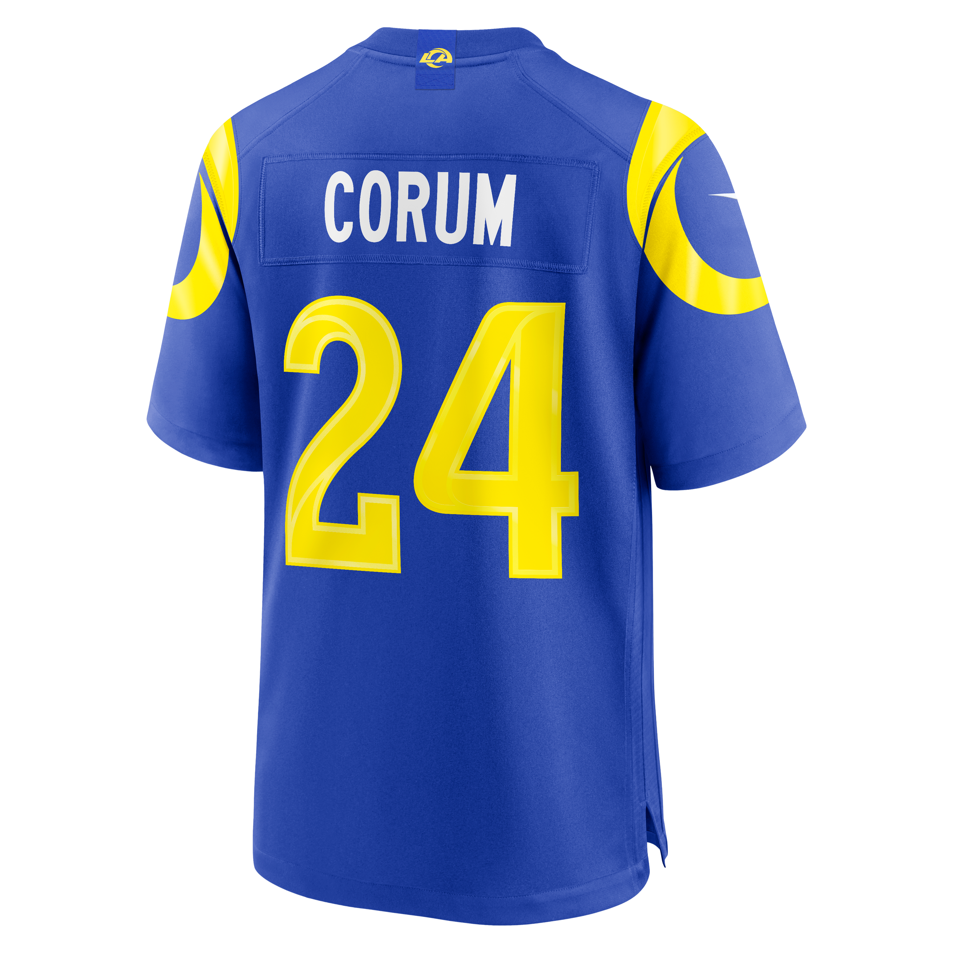 Blake Corum Los Angeles Rams Game Jersey Royal NFL Football Fan Wear Blake Corum