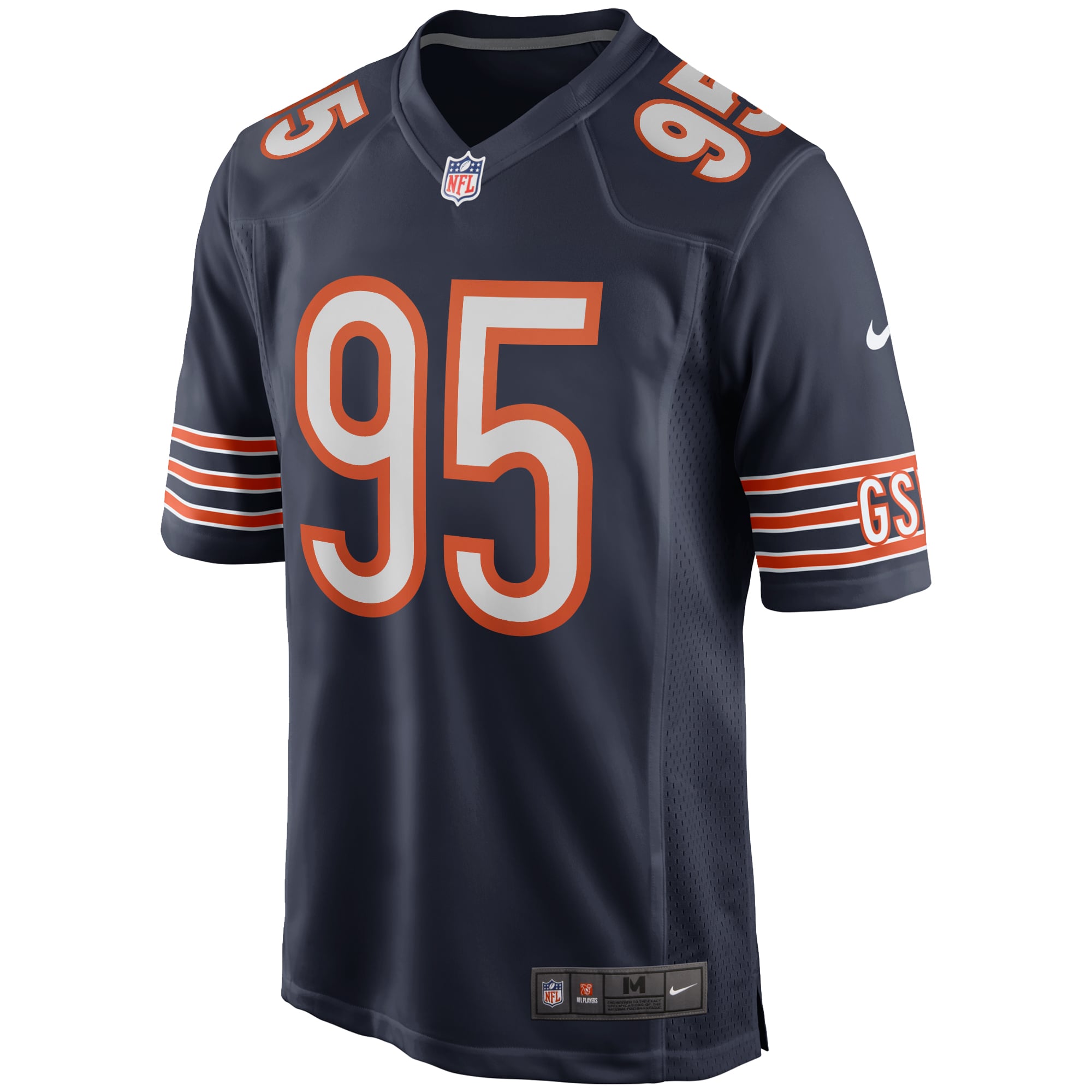 Richard Dent Retired Chicago Bears Player Jersey Navy NFL Football Fan Wear Richard Dent Retired