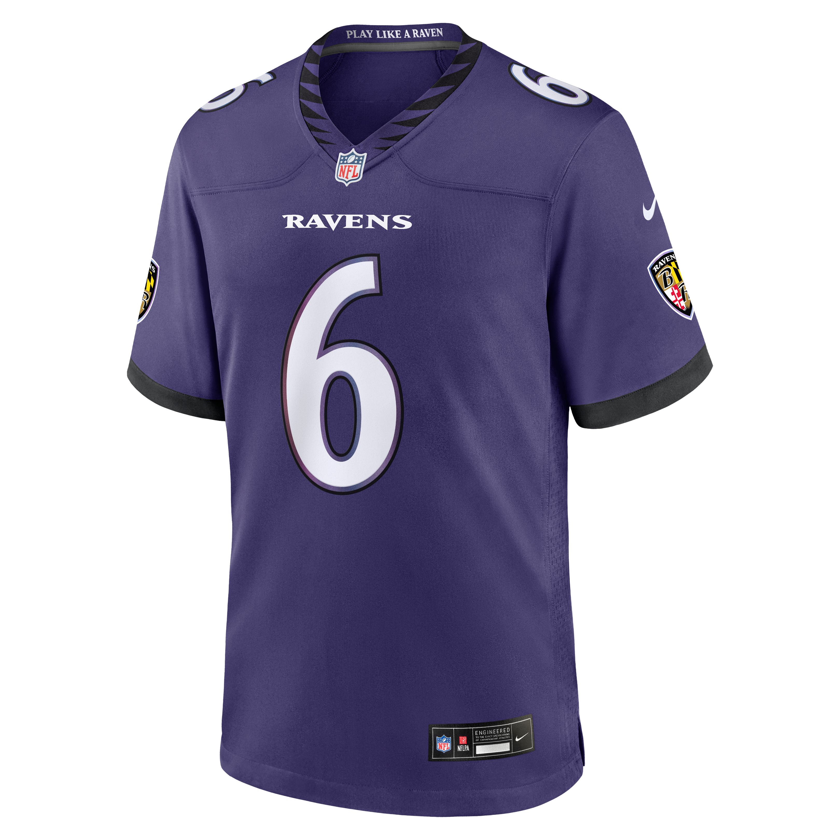 Ja'Kobi Lane Baltimore Ravens Game Jersey Purple NFL Football Fan Wear