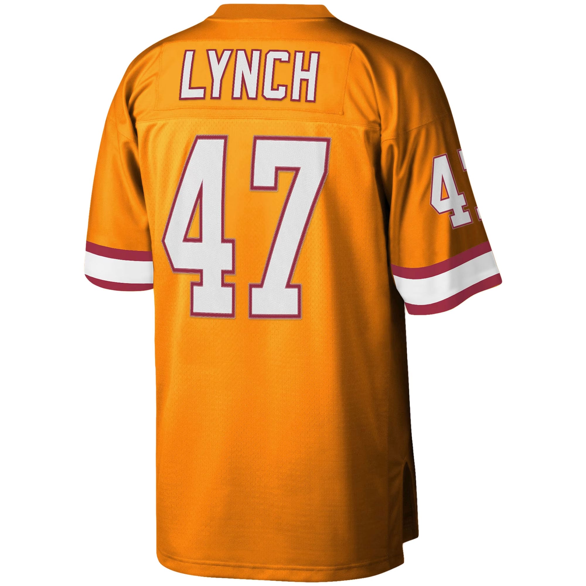 John Lynch Mitchell Tampa Bay Buccaneers Player Jersey Orange NFL Football Fan Wear John Lynch Mitchell