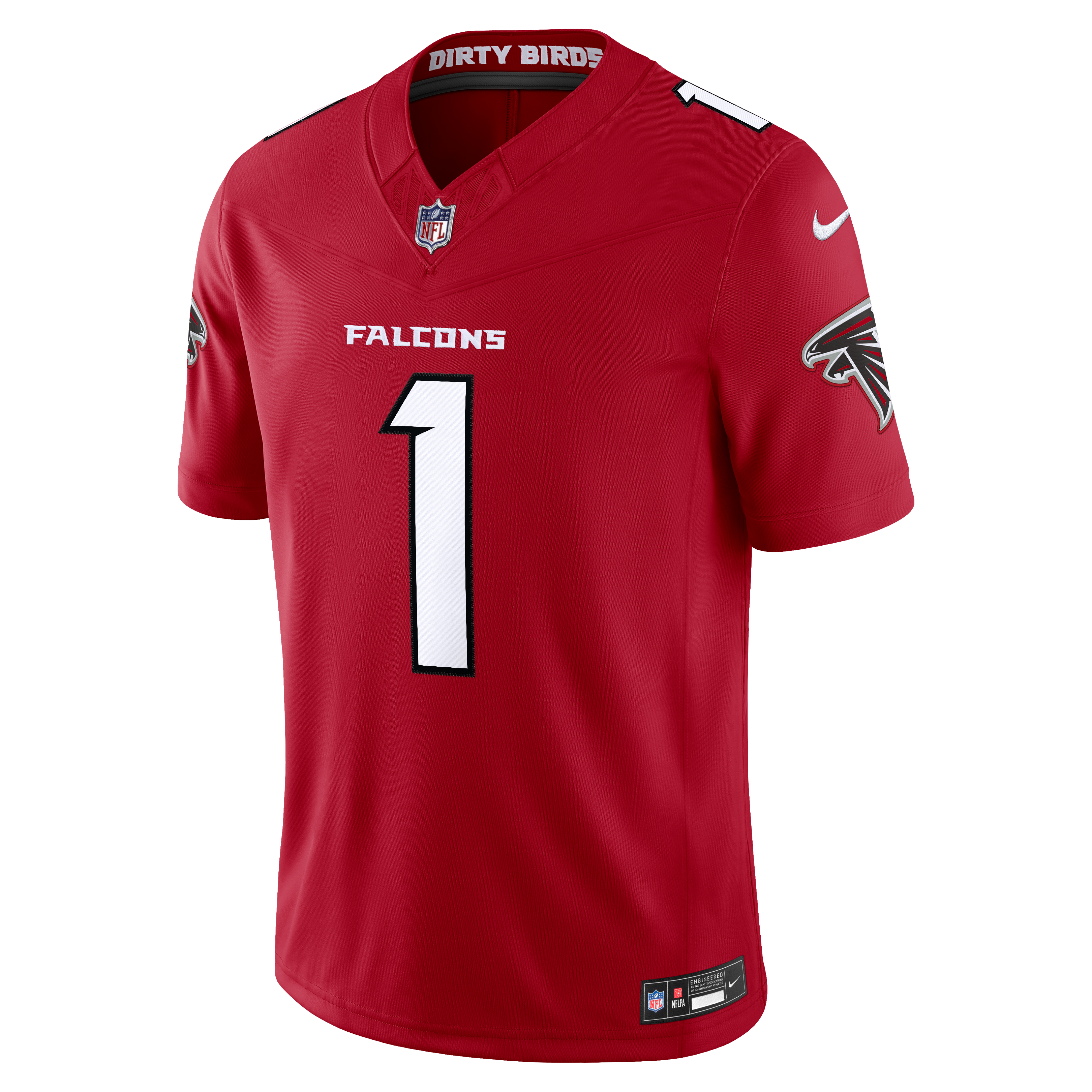 Dirty Birds Atlanta Falcons Limited Jersey Red NFL Football Fan Wear