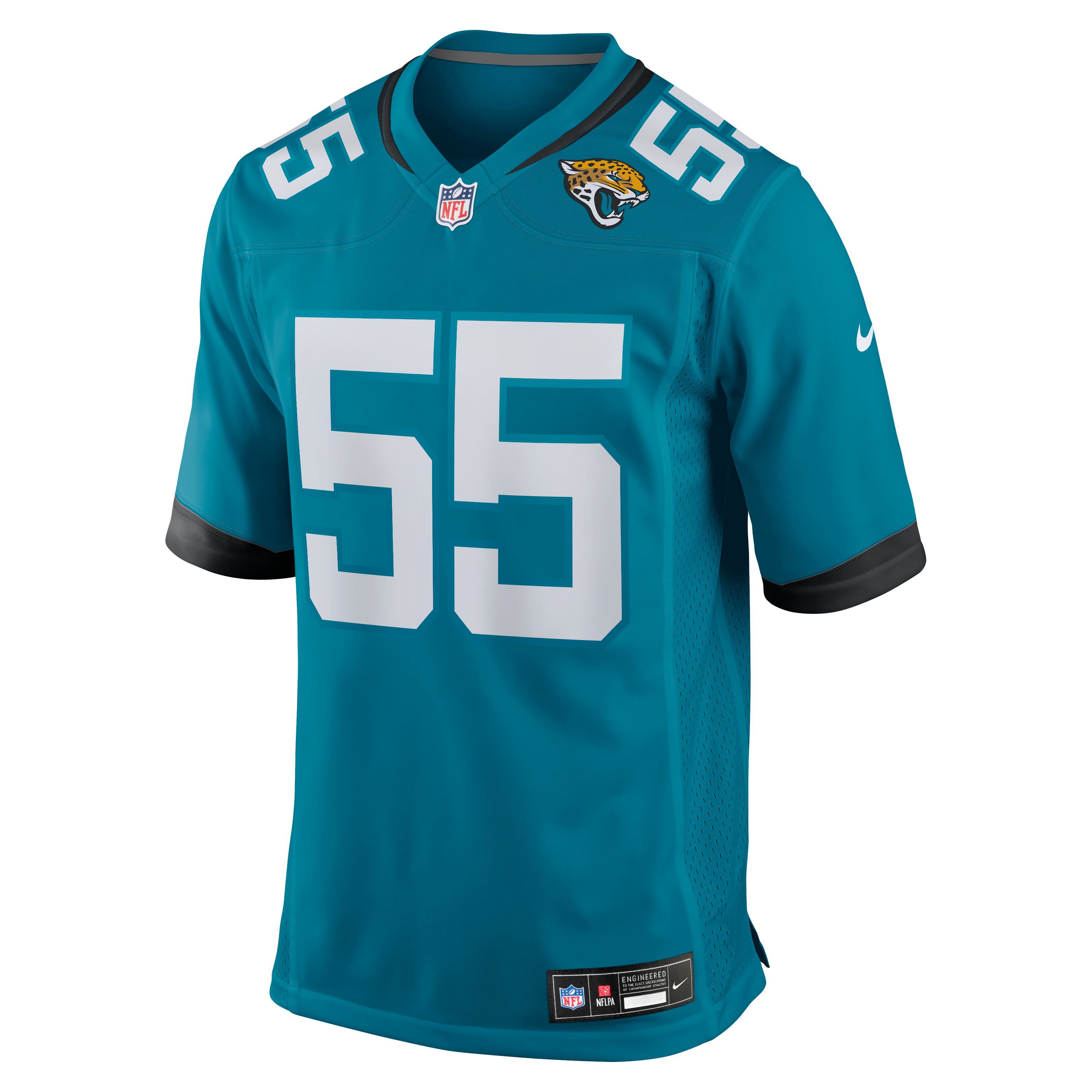 Dequan Jackson Jacksonville Jaguars Game Jersey Teal NFL Football Fan Wear Dequan Jackson