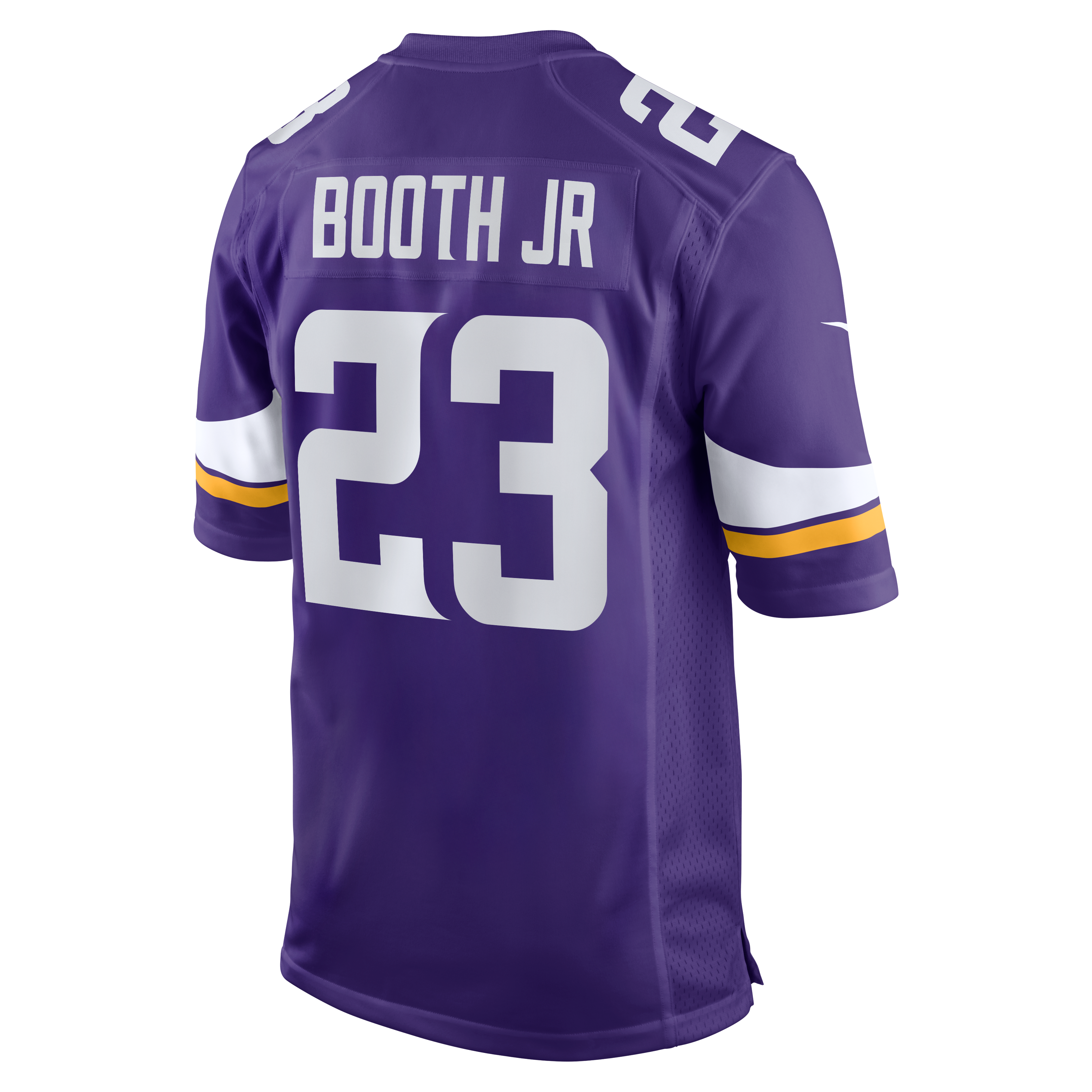Andrew Booth Jr Minnesota Vikings Game Jersey Purple NFL Football Fan Wear