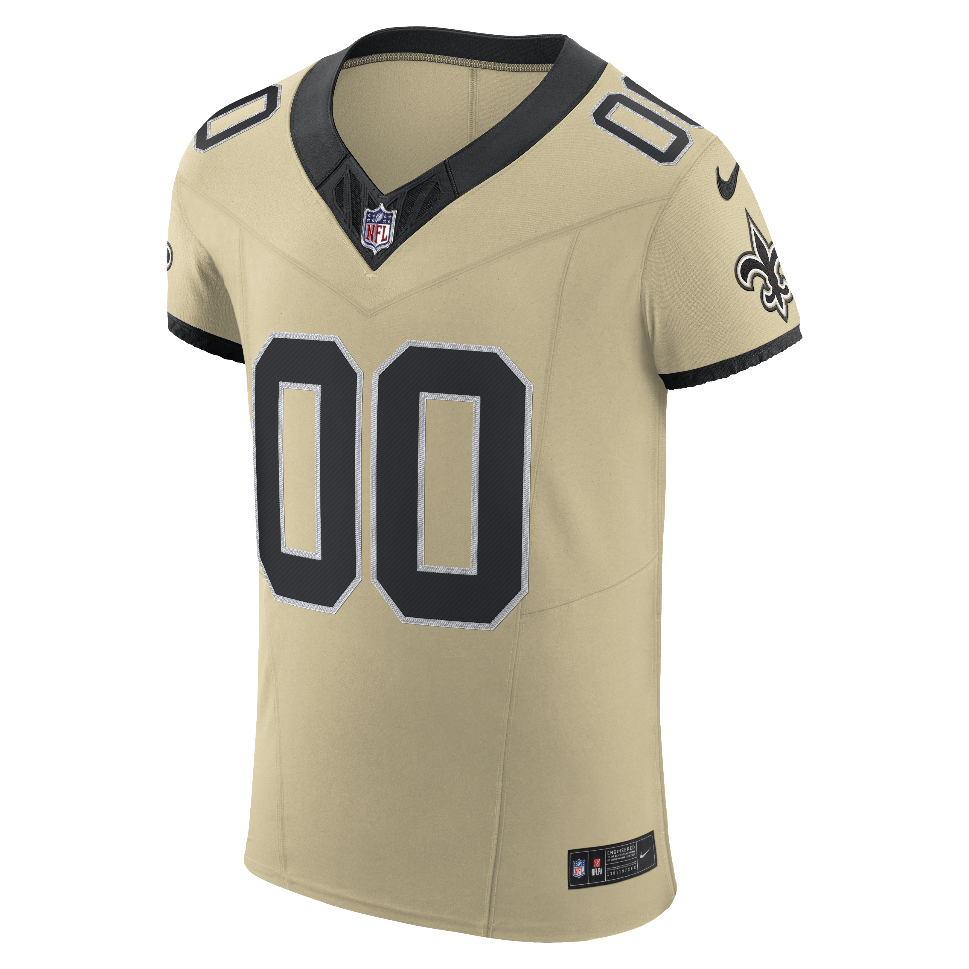 New Orleans Saints Alternate Jersey Gold NFL Football Fan Wear Custom Number