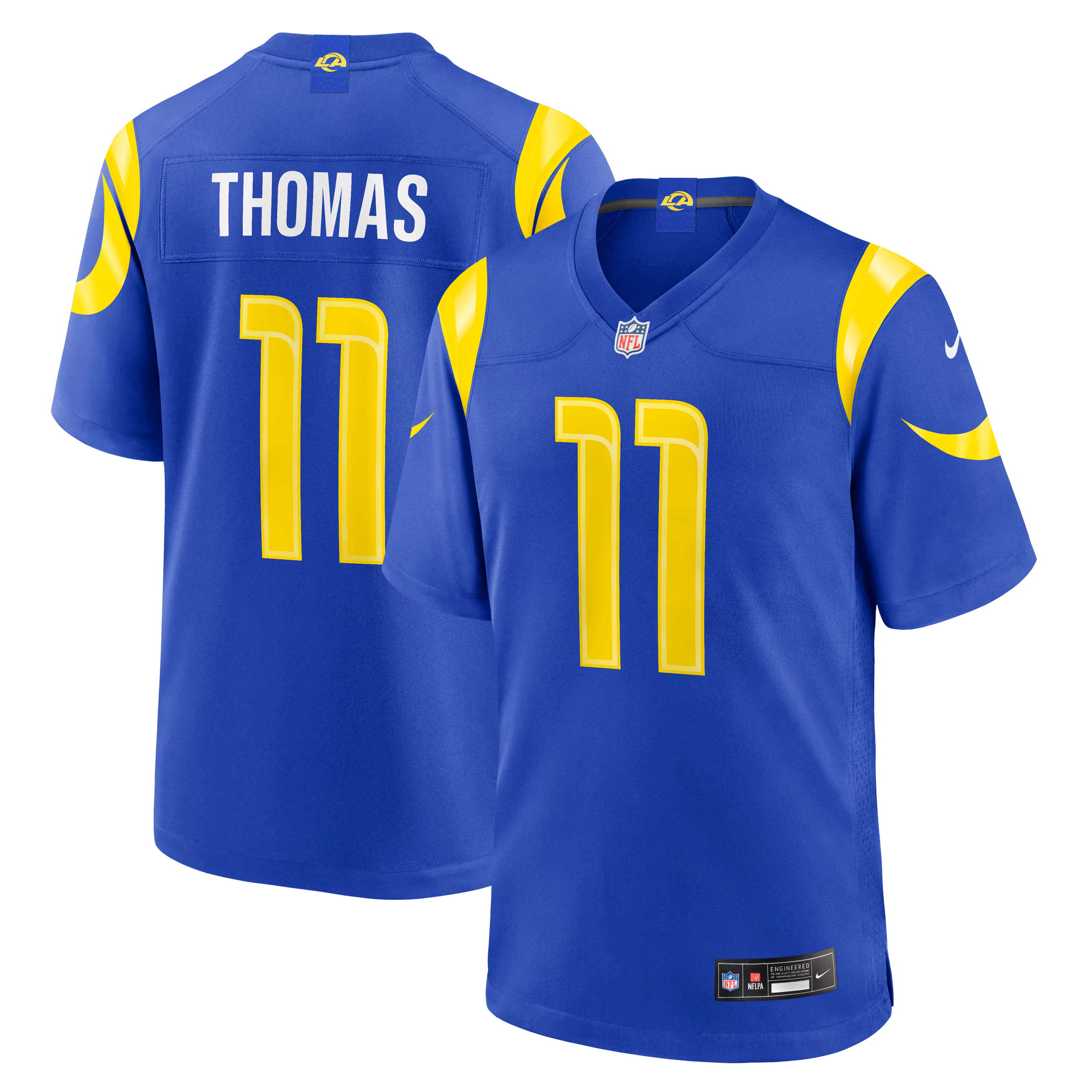 Keir Thomas Los Angeles Rams Game Jersey Royal NFL Football Fan Wear