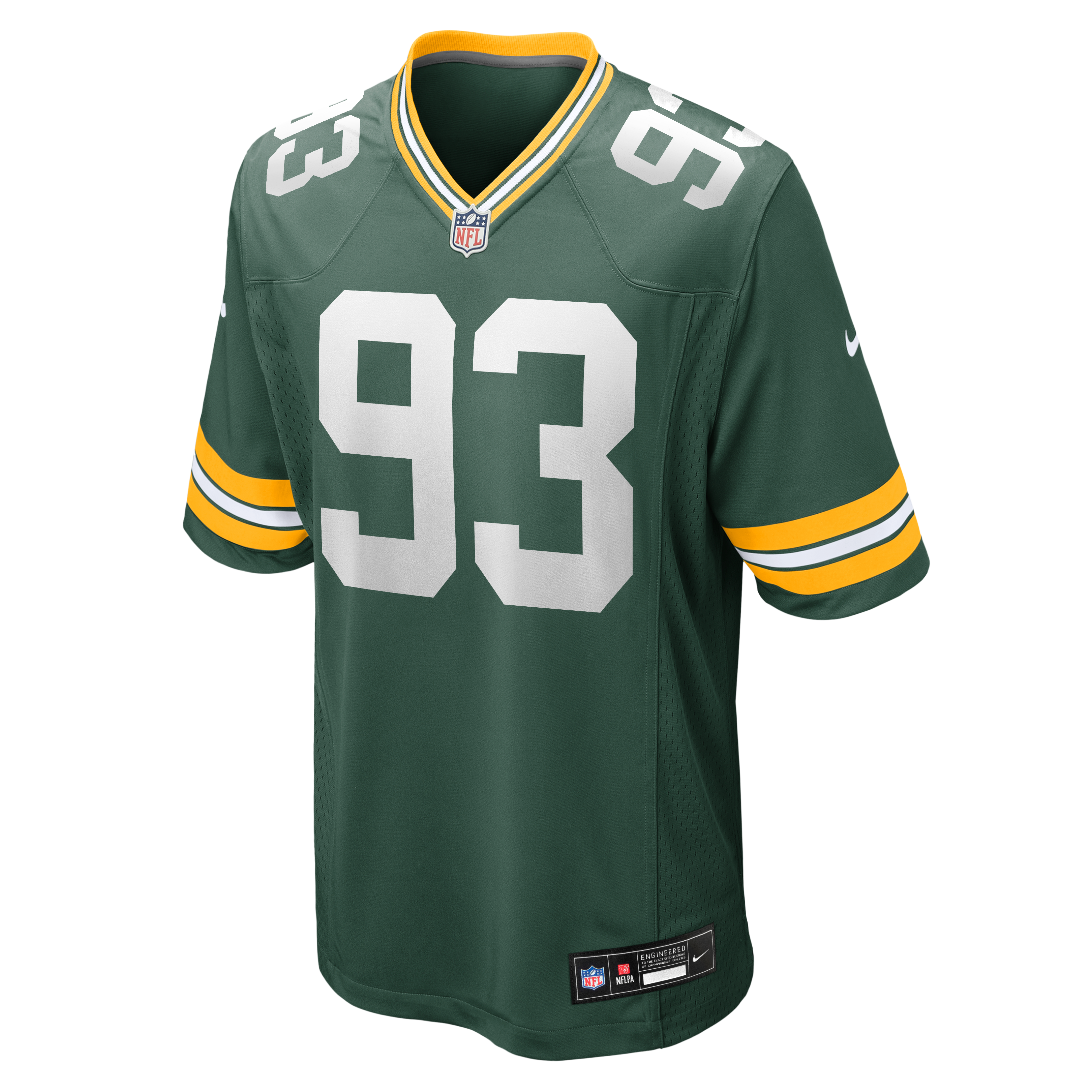 Nazir Stackhouse Green Bay Packers Game Jersey Green NFL Football Fan Wear