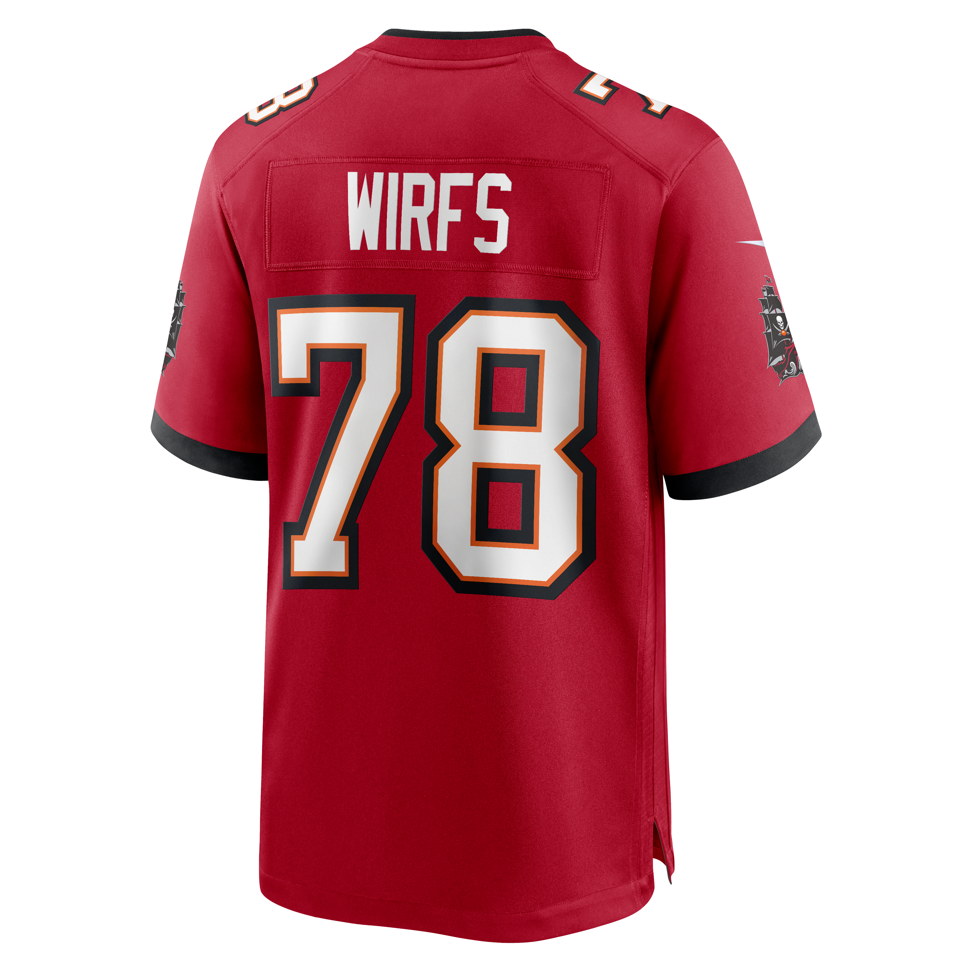 Tristan Wirfs Tampa Bay Buccaneers Game Jersey Red NFL Football Fan Wear Tristan Wirfs