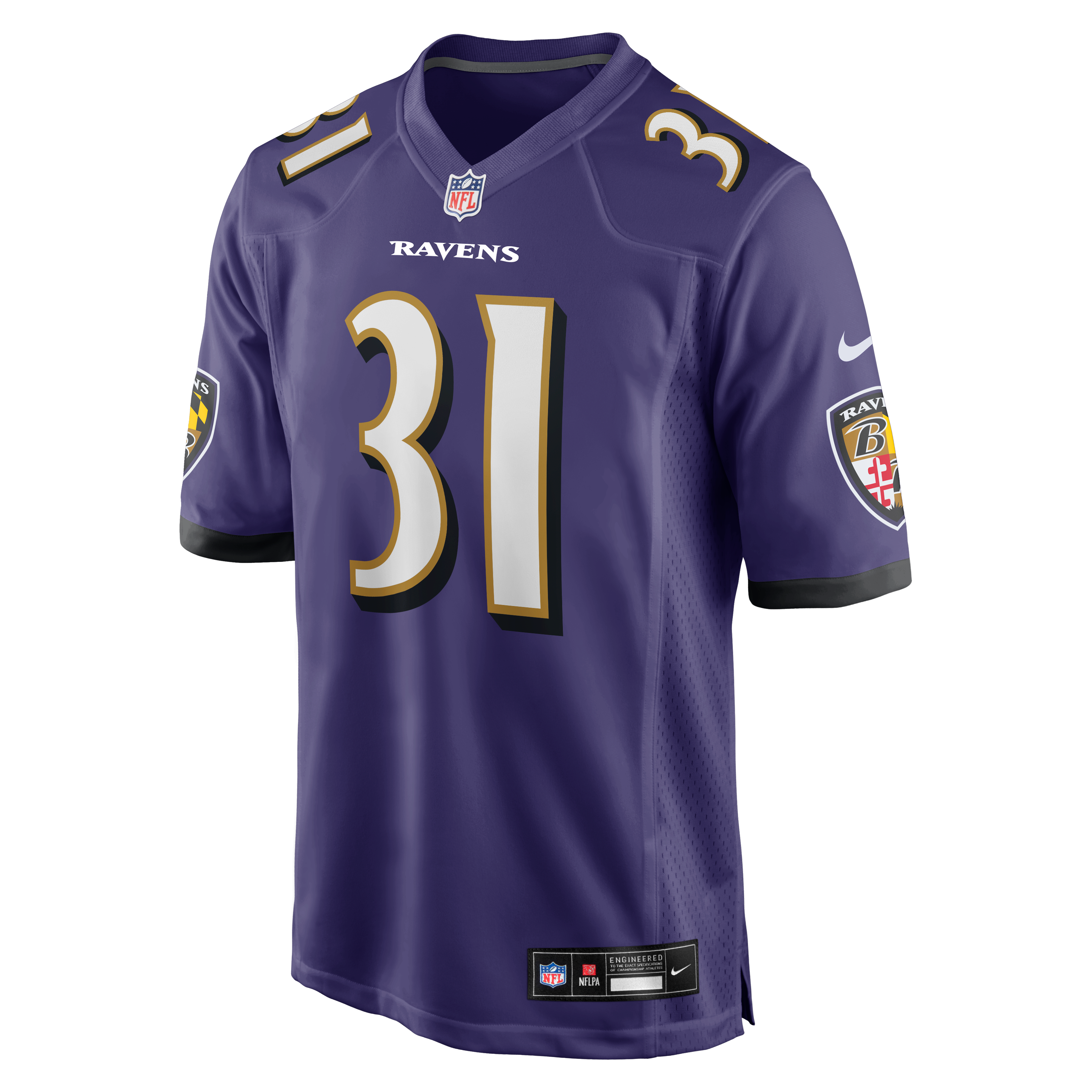 Jamal Lewis Retired Baltimore Ravens Player Jersey Purple NFL Football Fan Wear