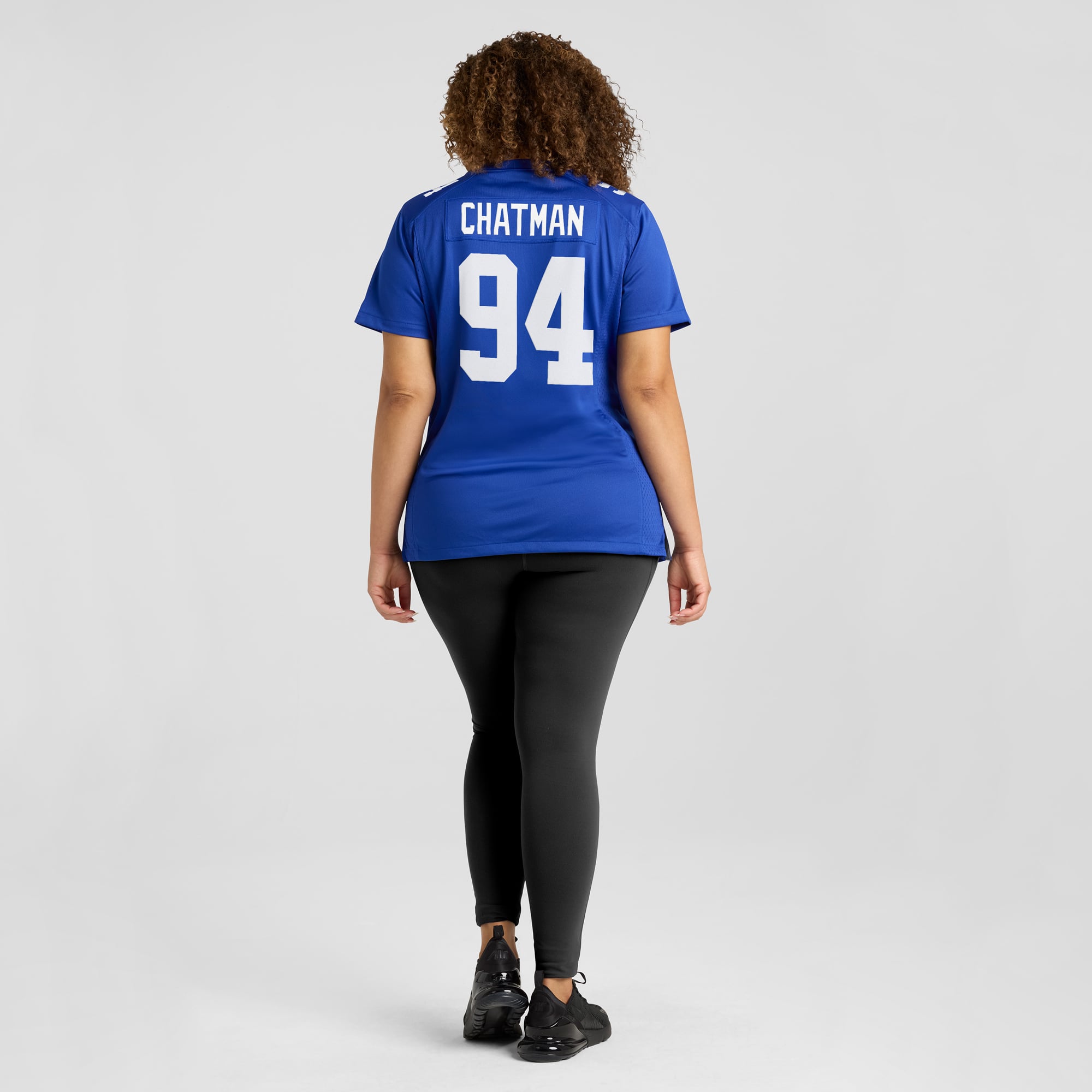 Elijah Chatman New York Giants Game Jersey Royal NFL Football Fan Wear Elijah Chatman