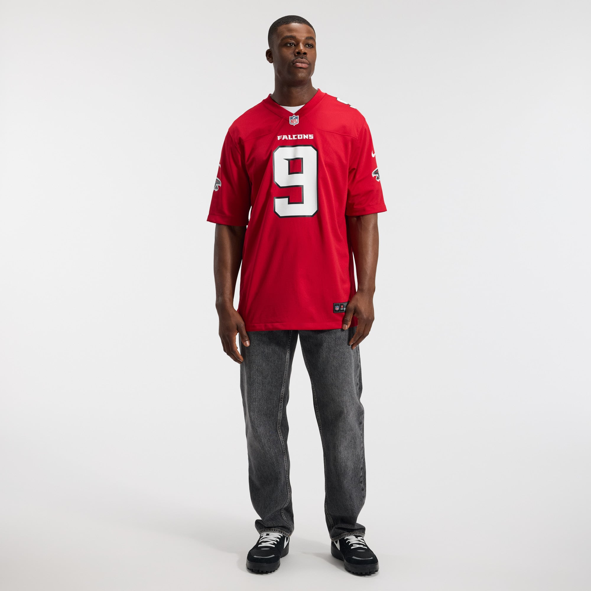 Michael Penix Jr Atlanta Falcons Game Jersey Red NFL Football Fan Wear