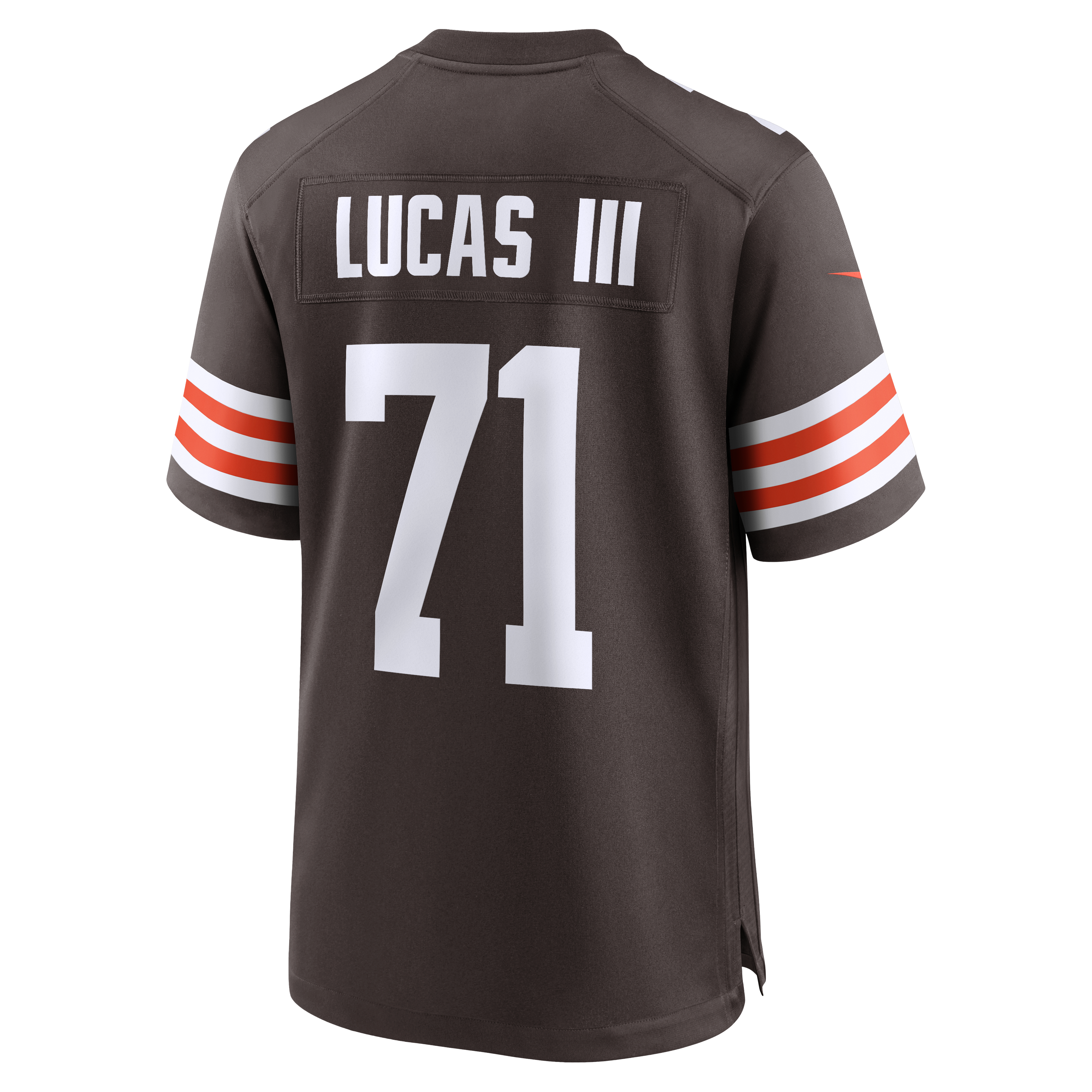 Cornelius Lucas Cleveland Browns Game Jersey Brown NFL Football Fan Wear Cornelius Lucas