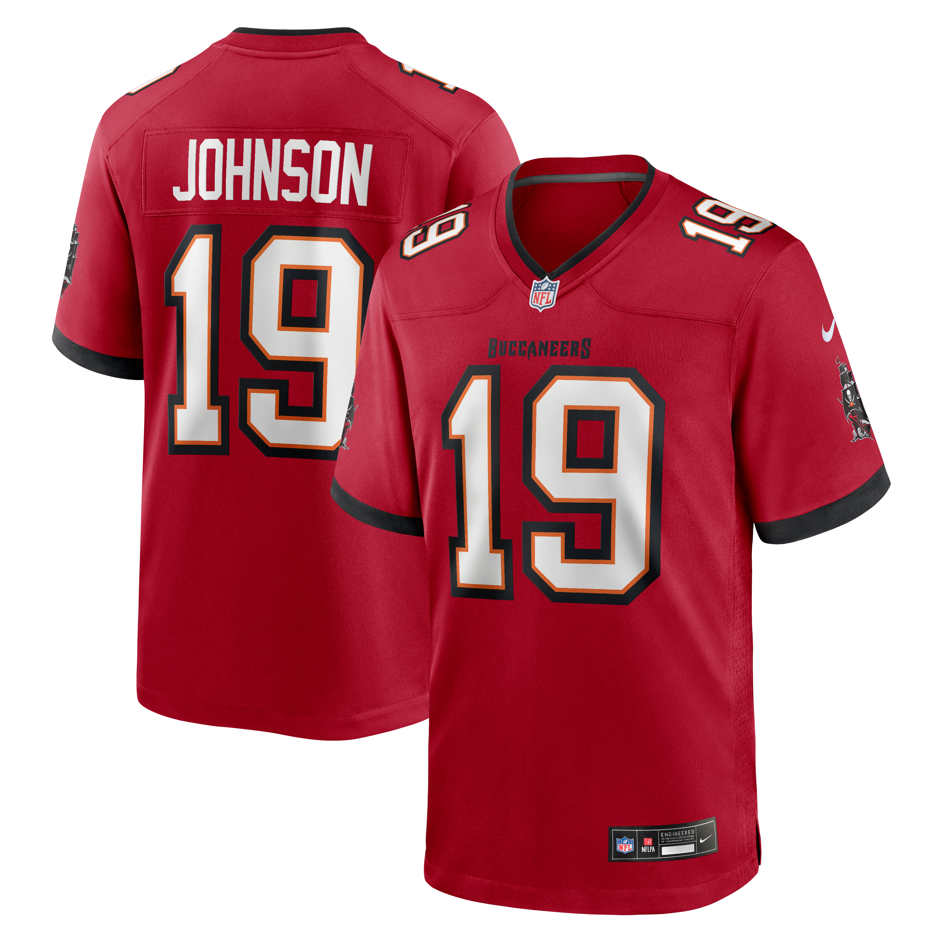 Keyshawn Johnson Retired Tampa Bay Buccaneers Player Jersey Red NFL Football Fan Wear