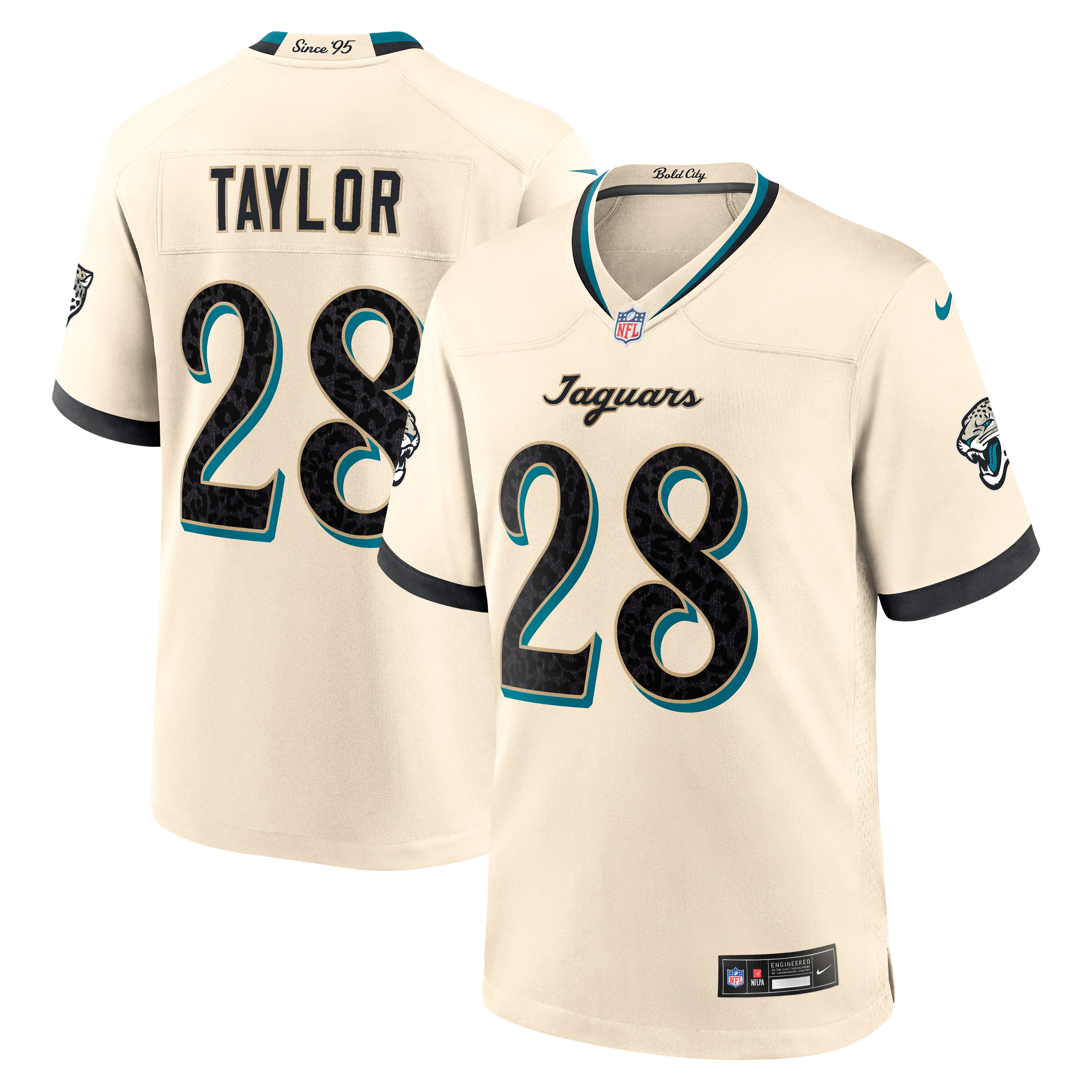 Fred Taylor Jacksonville Jaguars Game Jersey NFL Football Fan Wear
