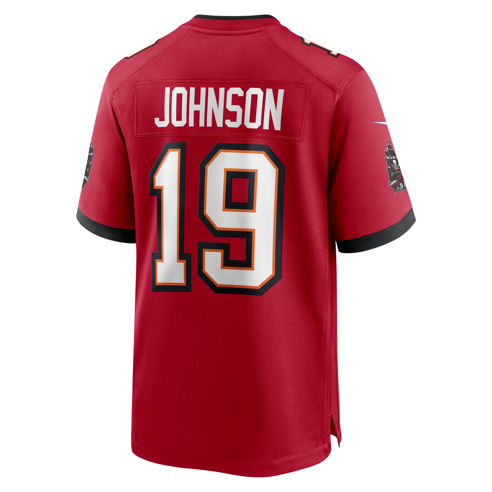 Keyshawn Johnson Retired Tampa Bay Buccaneers Player Jersey Red NFL Football Fan Wear Keyshawn Johnson Retired