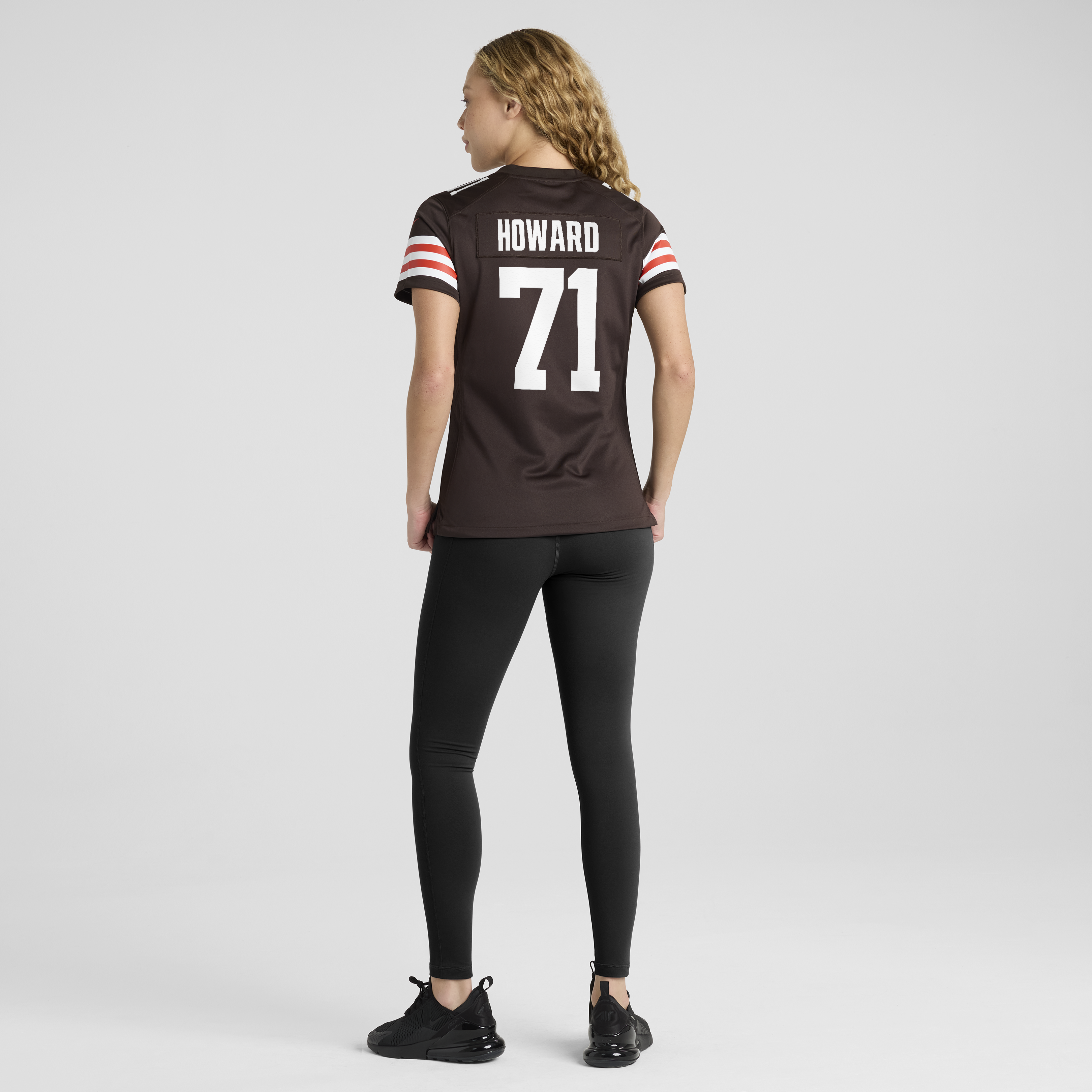 Tytus Howard Cleveland Browns Game Jersey Brown NFL Football Fan Wear Tytus Howard