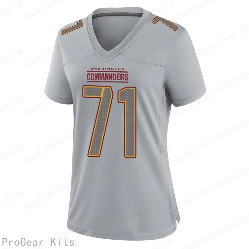 Charles Mann Atmosphere Washington Commanders Game Jersey No.71 Gray NFL Football Fan Wear