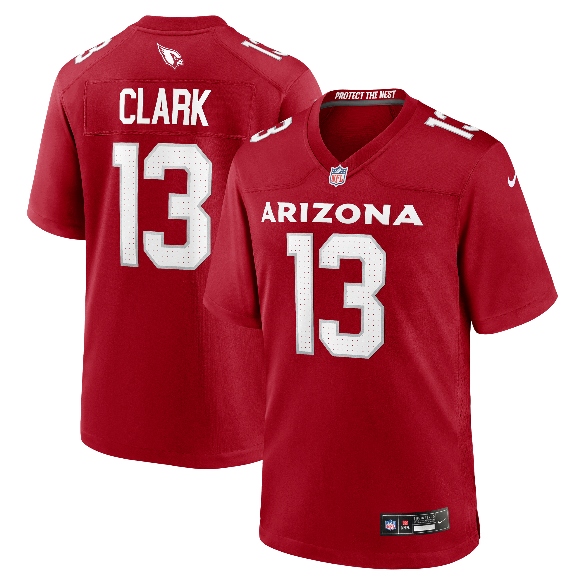 Kei'Trel Clark Arizona Cardinals Game Jersey Cardinal NFL Football Fan Wear