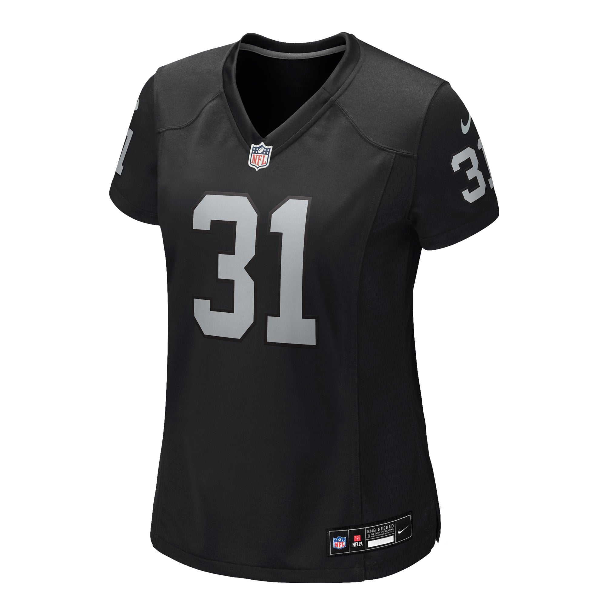 Raheem Mostert Las Vegas Raiders Game Jersey Black NFL Football Fan Wear