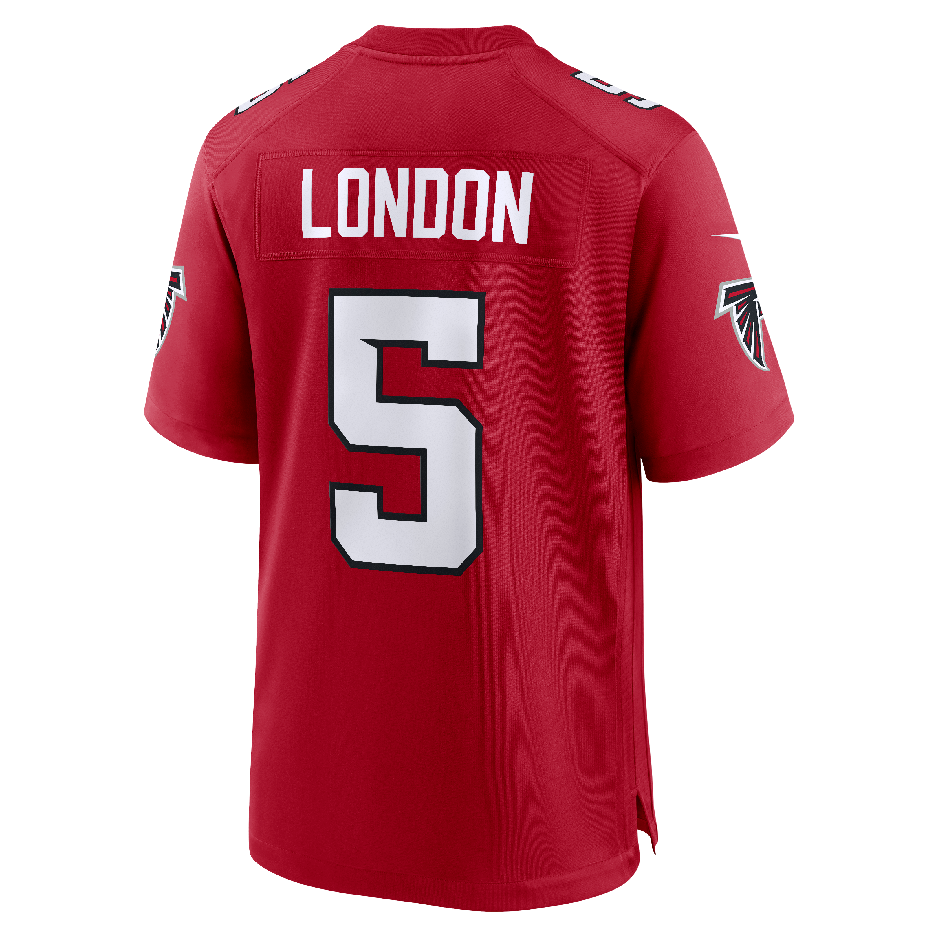 Drake London Atlanta Falcons Game Jersey Red NFL Football Fan Wear
