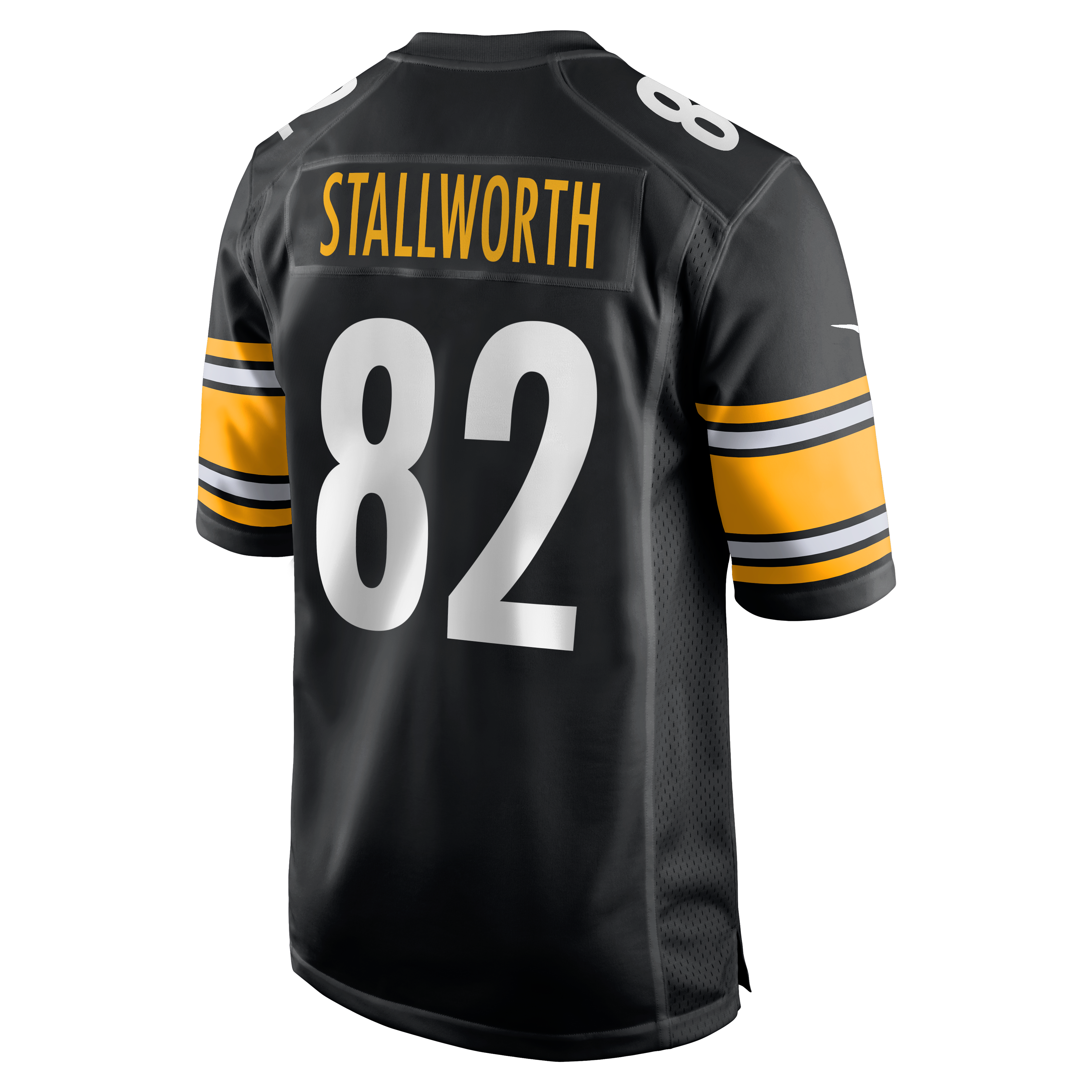John Stallworth Retired Pittsburgh Steelers Player Jersey Black NFL Football Fan Wear John Stallworth Retired