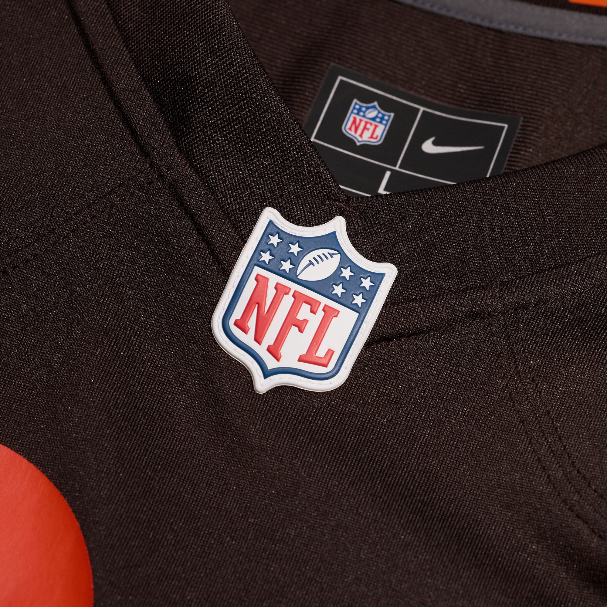 Alpha Dawg Quinshon Cleveland Browns Game Jersey Brown NFL Football Fan Wear Alpha Dawg Quinshon