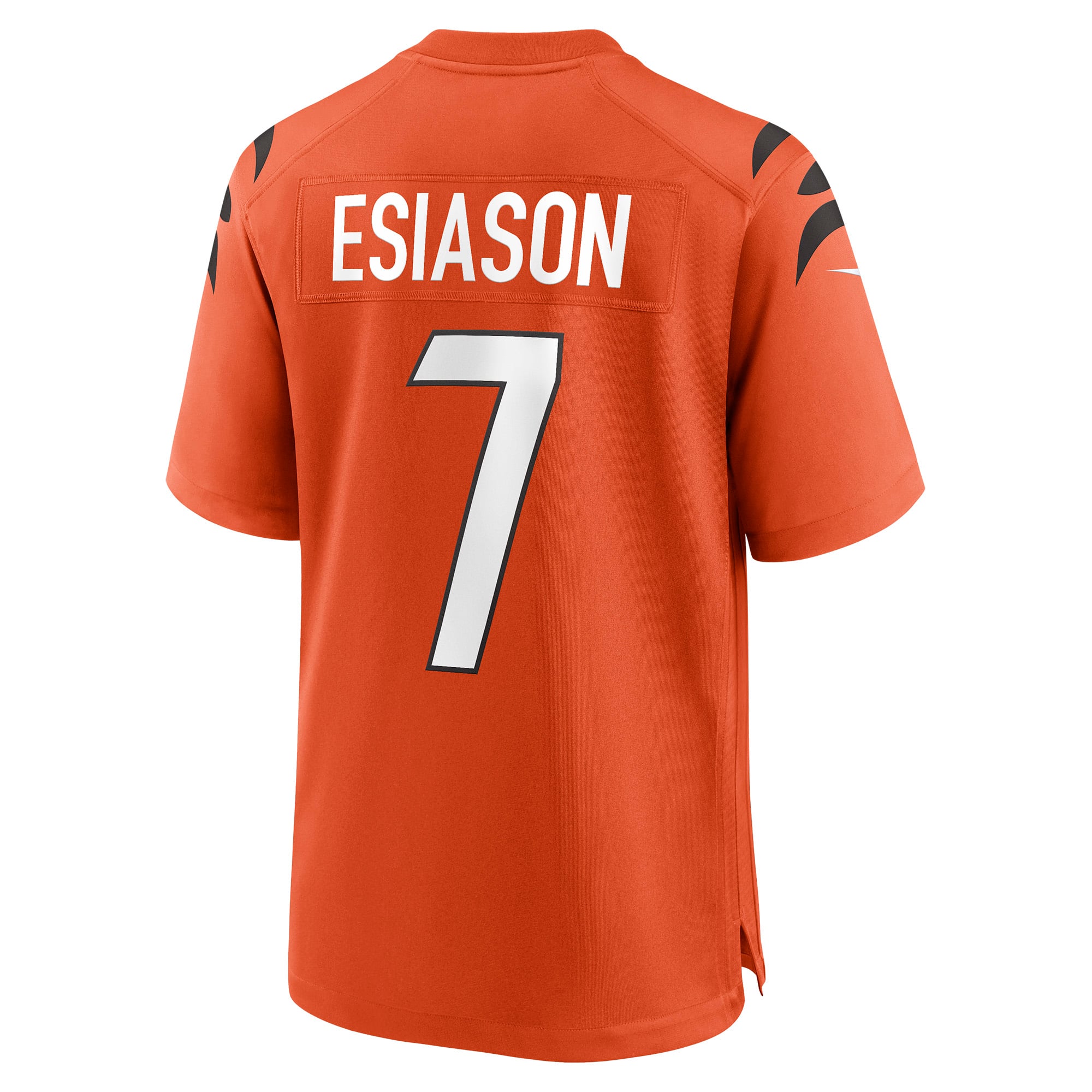 Boomer Esiason Retired Cincinnati Bengals Game Jersey Orange NFL Football Fan Wear Boomer Esiason Retired