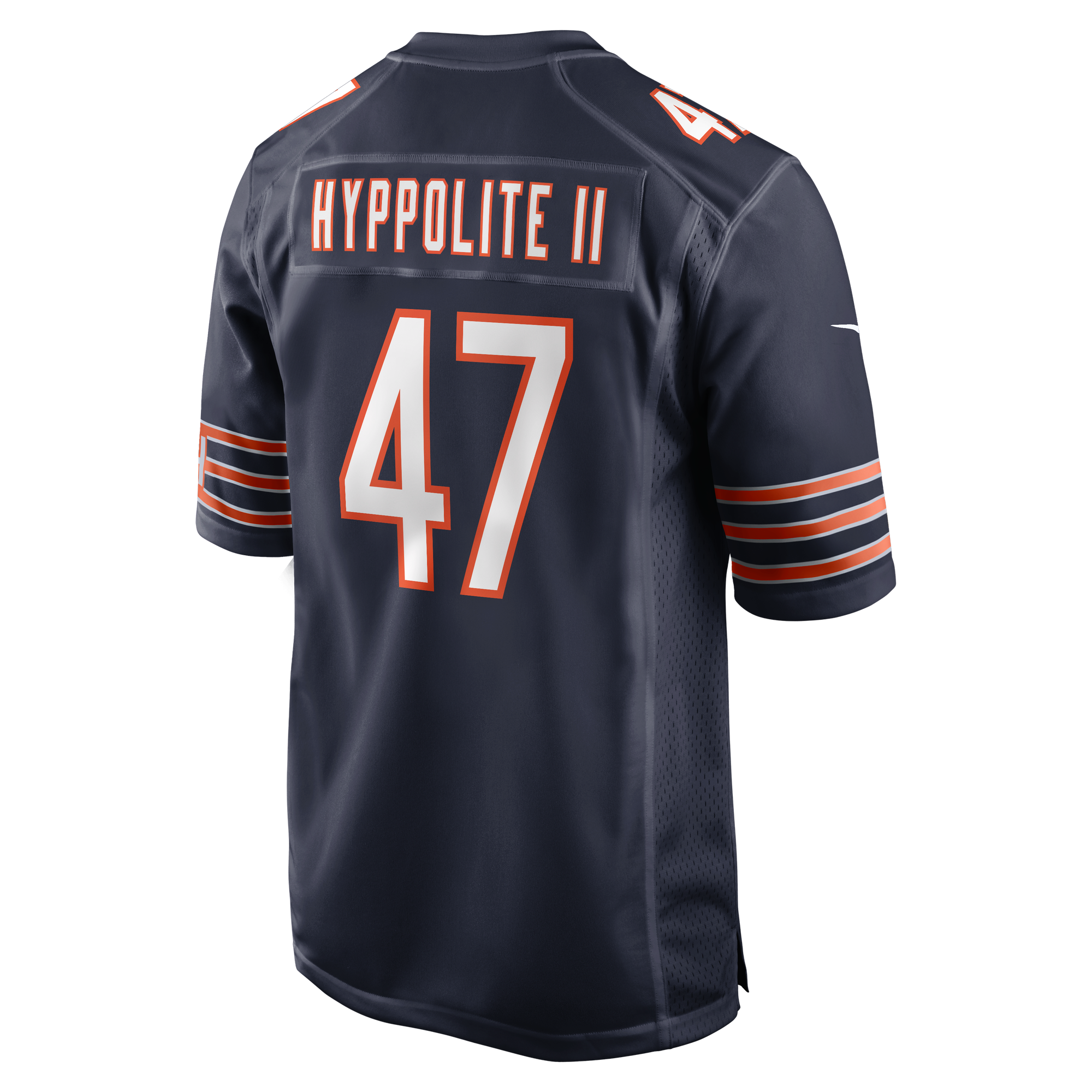 Ruben Hyppolite Chicago Bears Game Jersey Navy NFL Football Fan Wear
