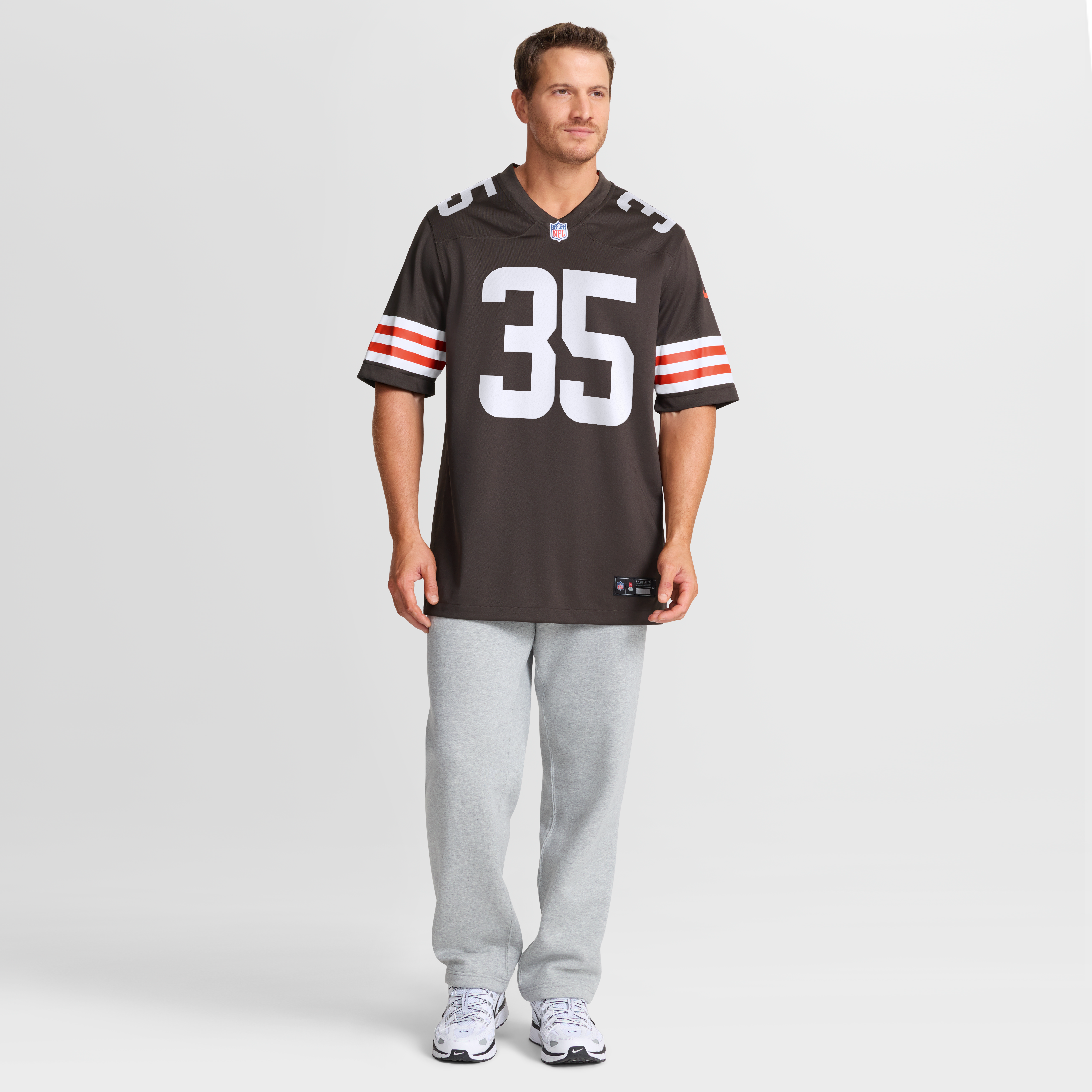 Toriano Pride Jr Cleveland Browns Game Jersey Brown NFL Football Fan Wear