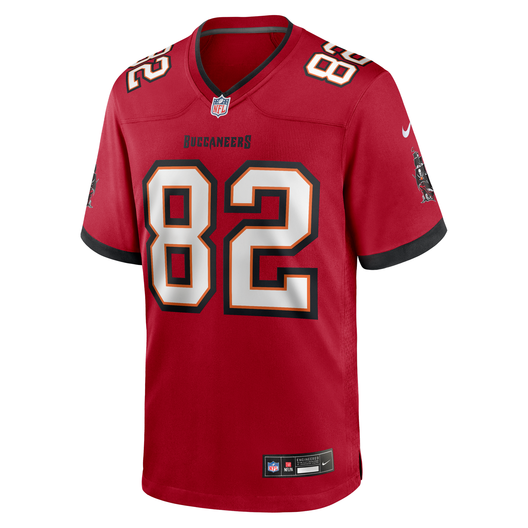 Devin Culp Tampa Bay Buccaneers Game Jersey Red NFL Football Fan Wear