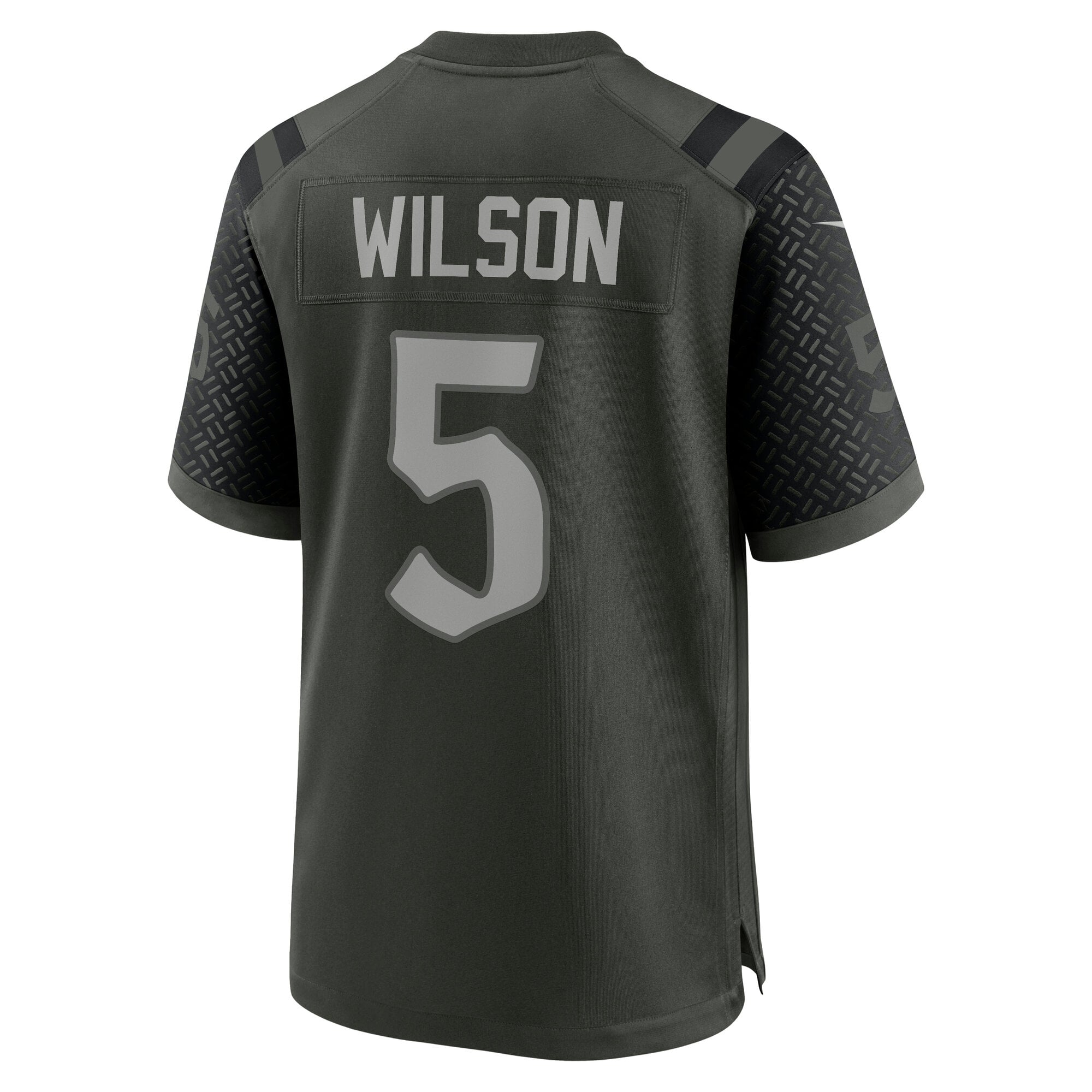 Garrett Wilson New York Jets Game Jersey Green NFL Football Fan Wear Garrett Wilson