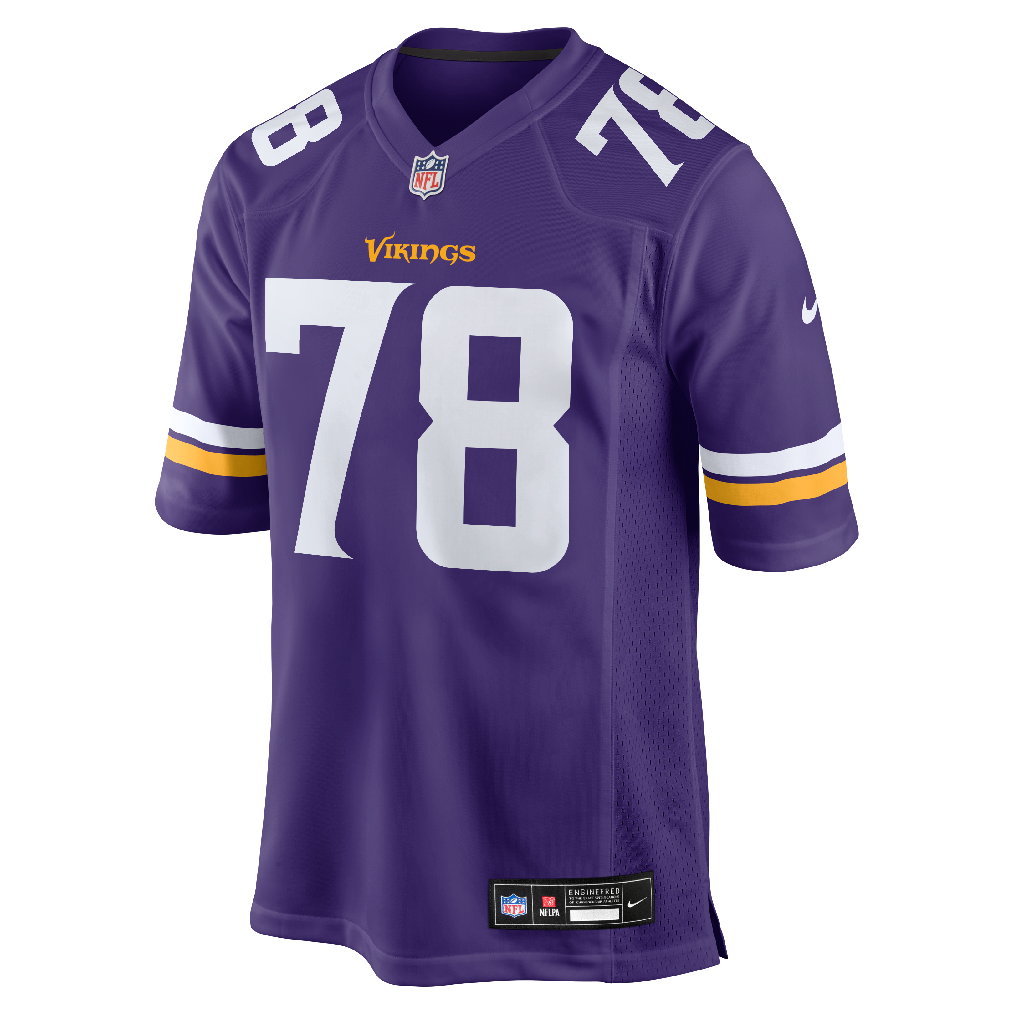 Ryan Kelly Minnesota Vikings Game Jersey Purple NFL Football Fan Wear
