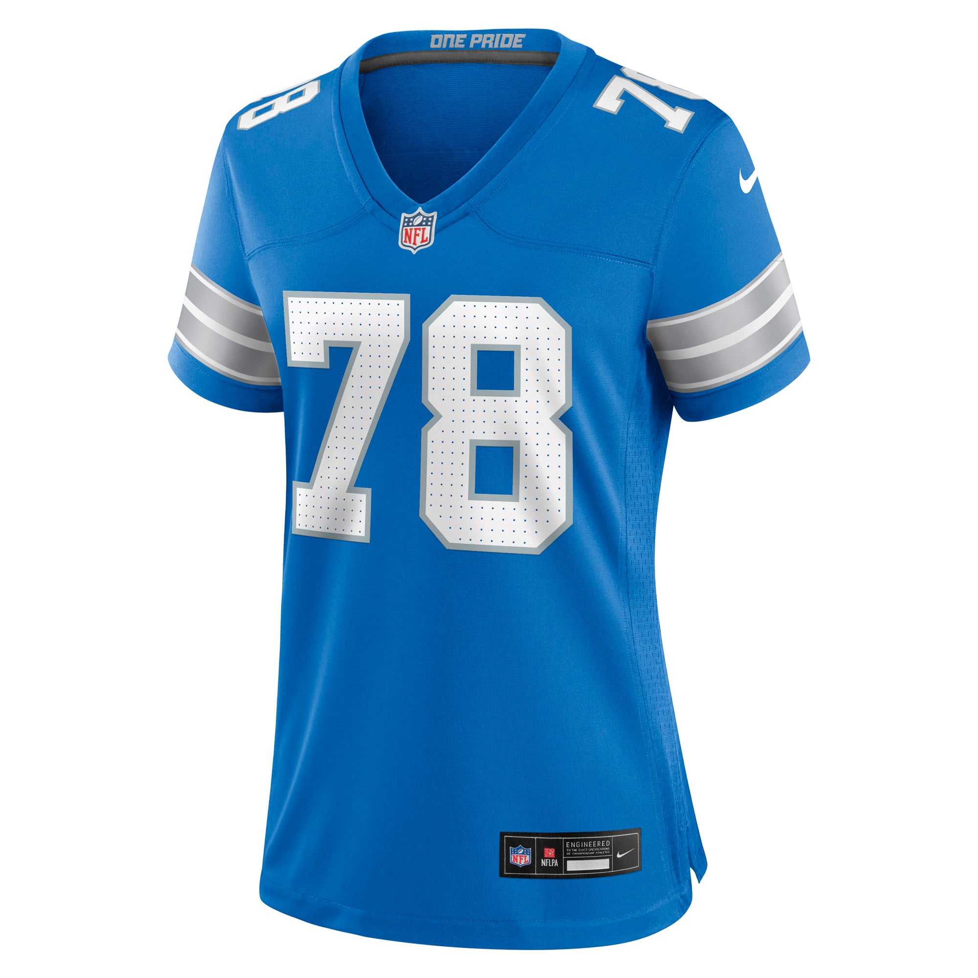 Ben Bartch Detroit Lions Game Jersey Blue NFL Football Fan Wear