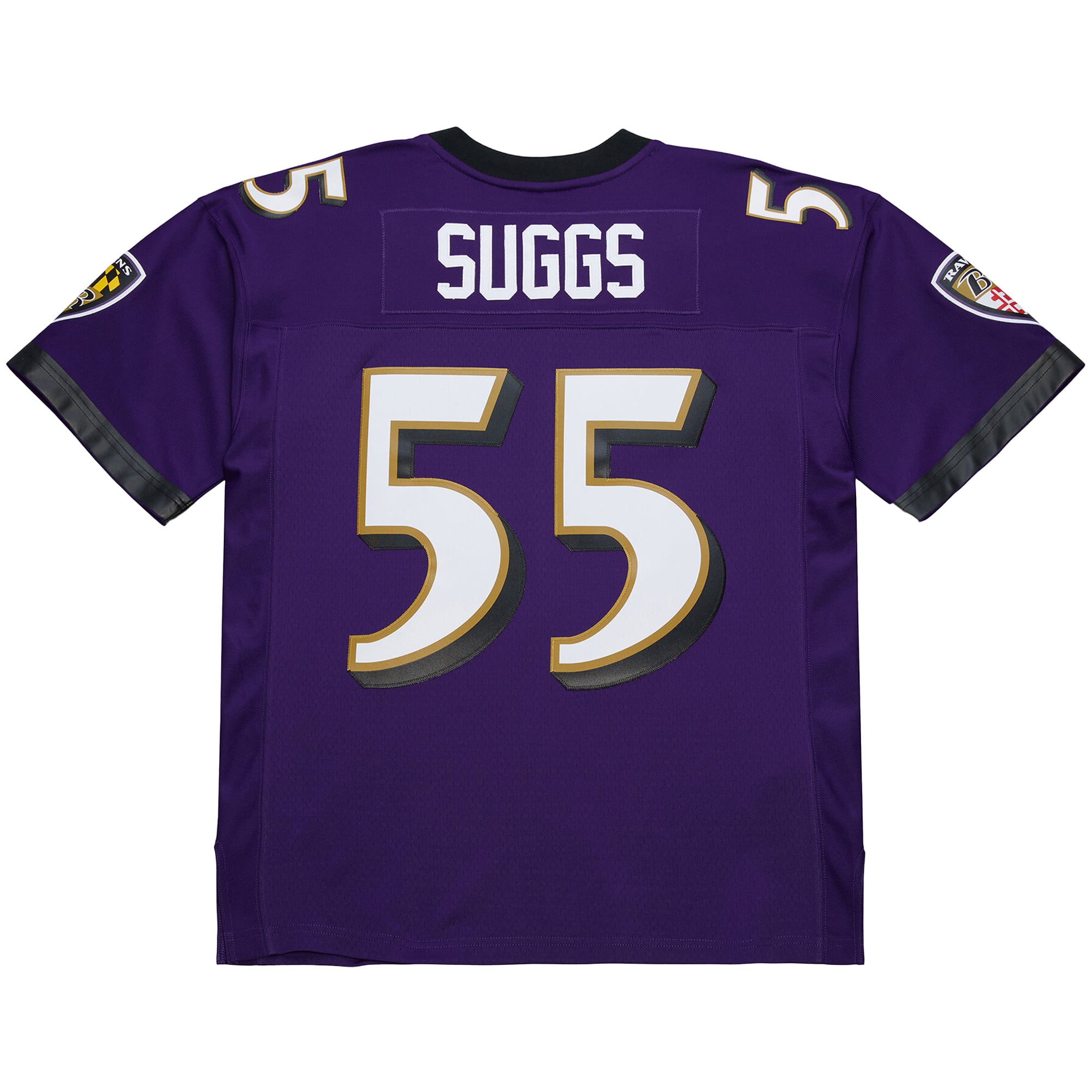 Terrell Suggs Mitchell Baltimore Ravens Replica Jersey Purple NFL Football Fan Wear Terrell Suggs Mitchell