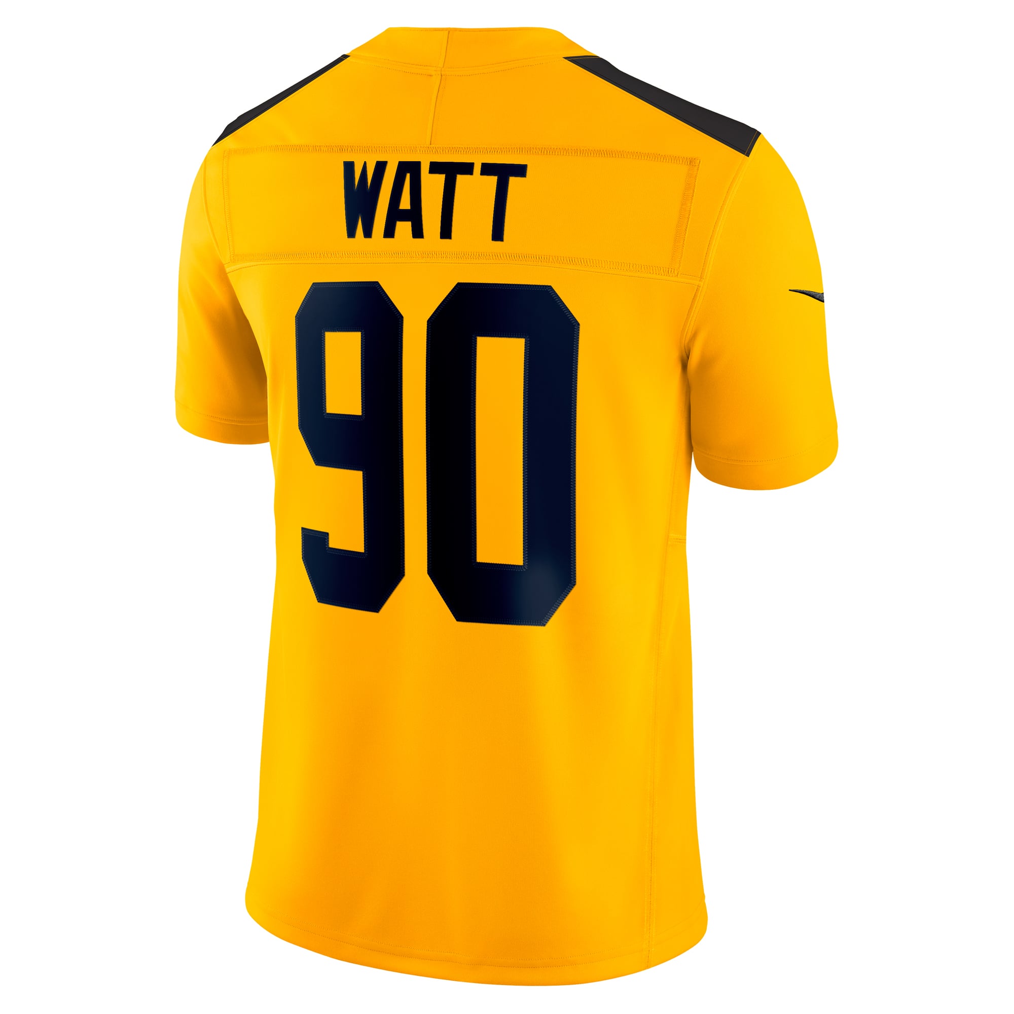 TJ Watt Pittsburgh Steelers Alternate Jersey Gold NFL Football Fan Wear TJ Watt