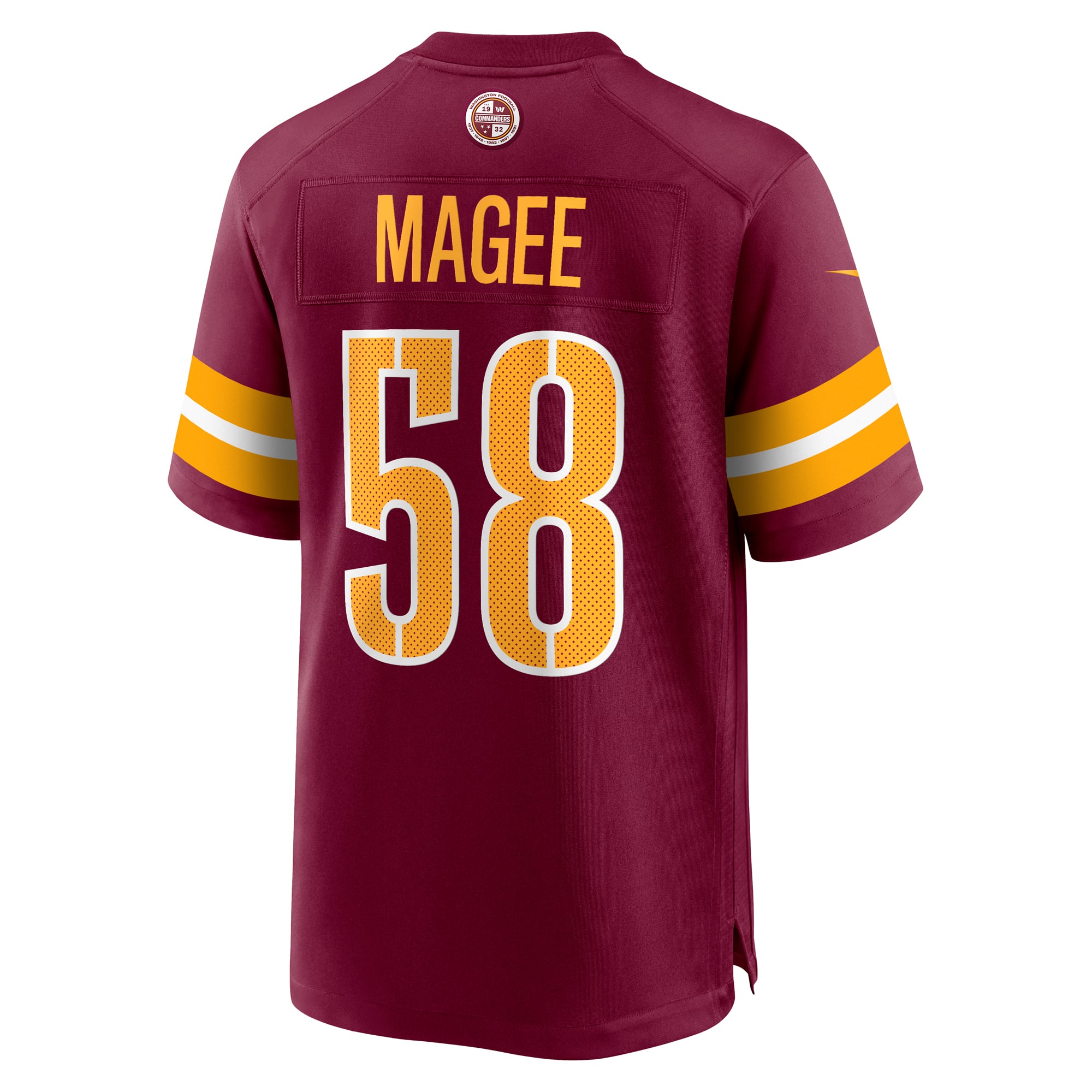 Jordan Magee Washington Commanders Game Jersey Burgundy NFL Football Fan Wear Jordan Magee