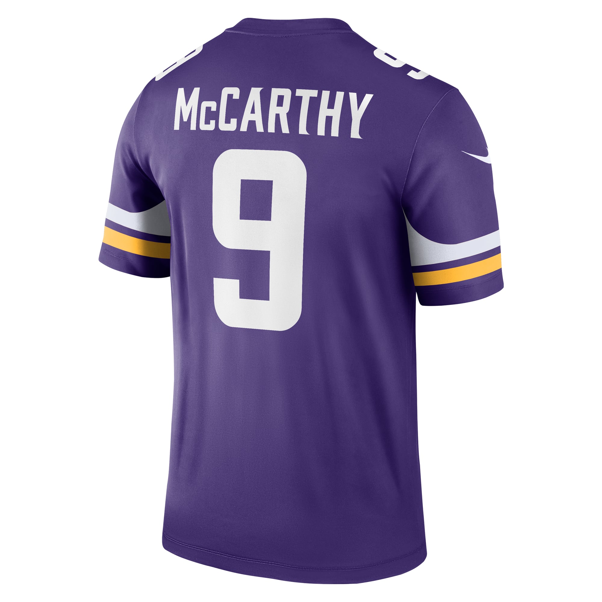 JJ McCarthy Performance Minnesota Vikings Player Jersey Purple NFL Football Fan Wear